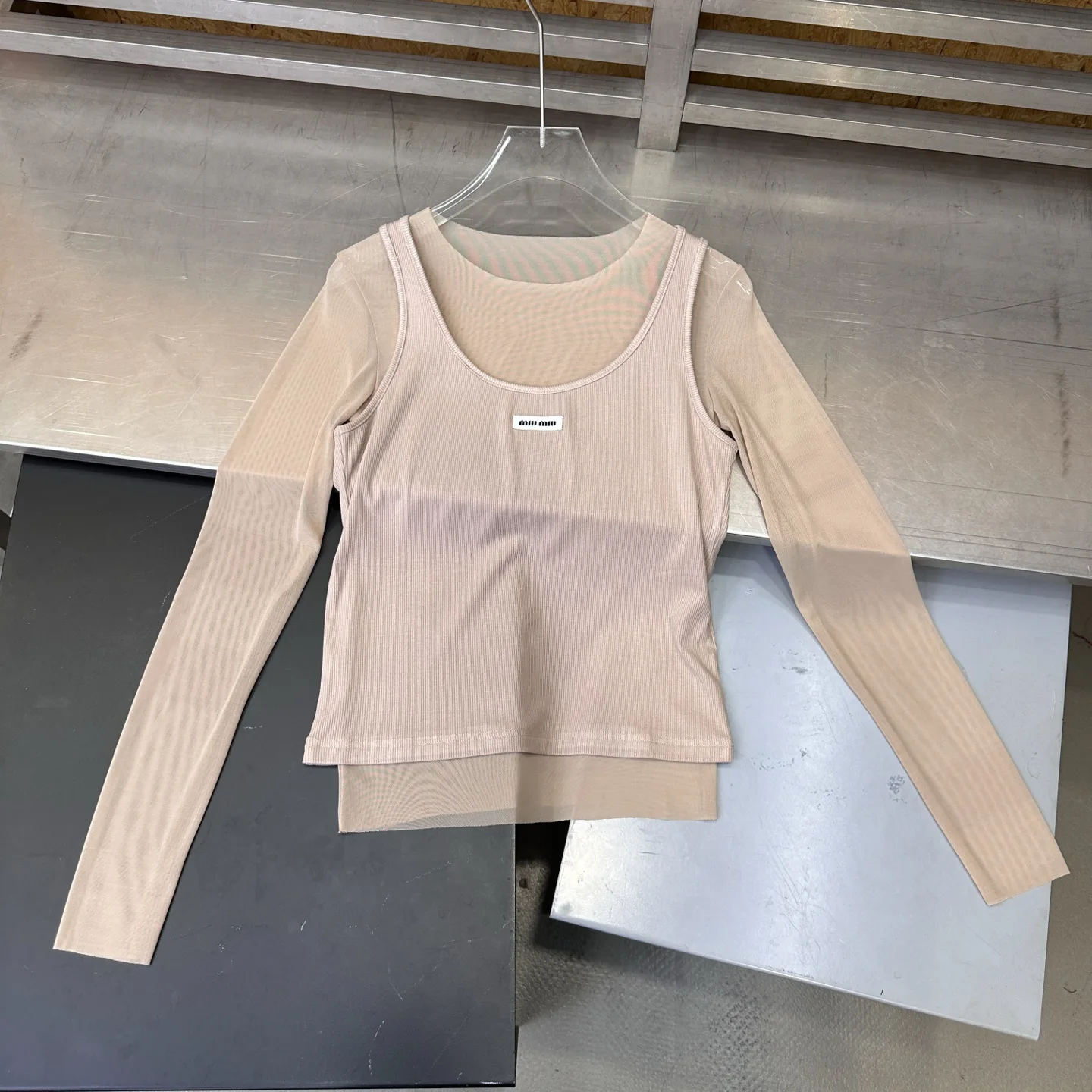 Лонгсливы Женские Miu Miu 14379126