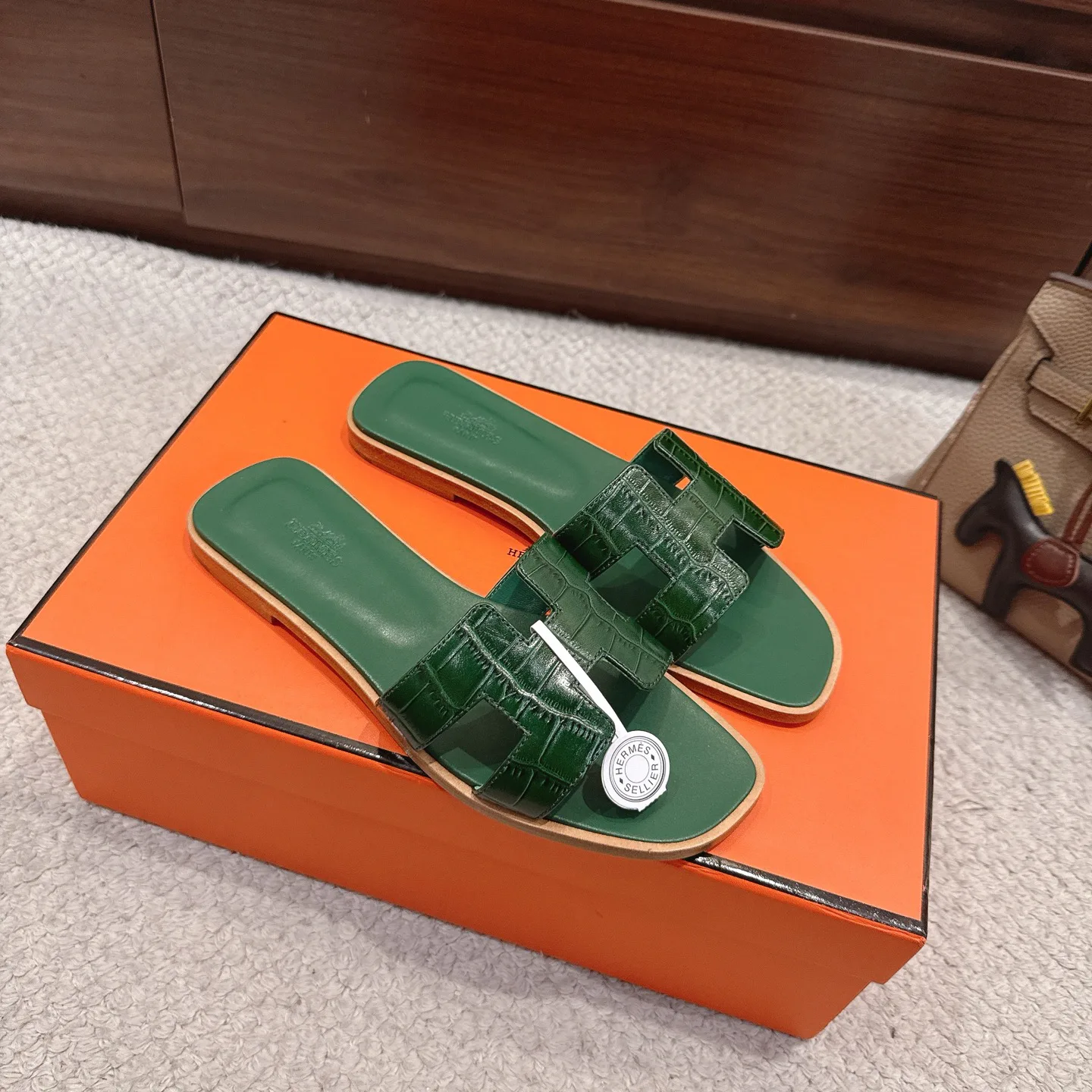 Шлепанцы Женские Hermes 17480671