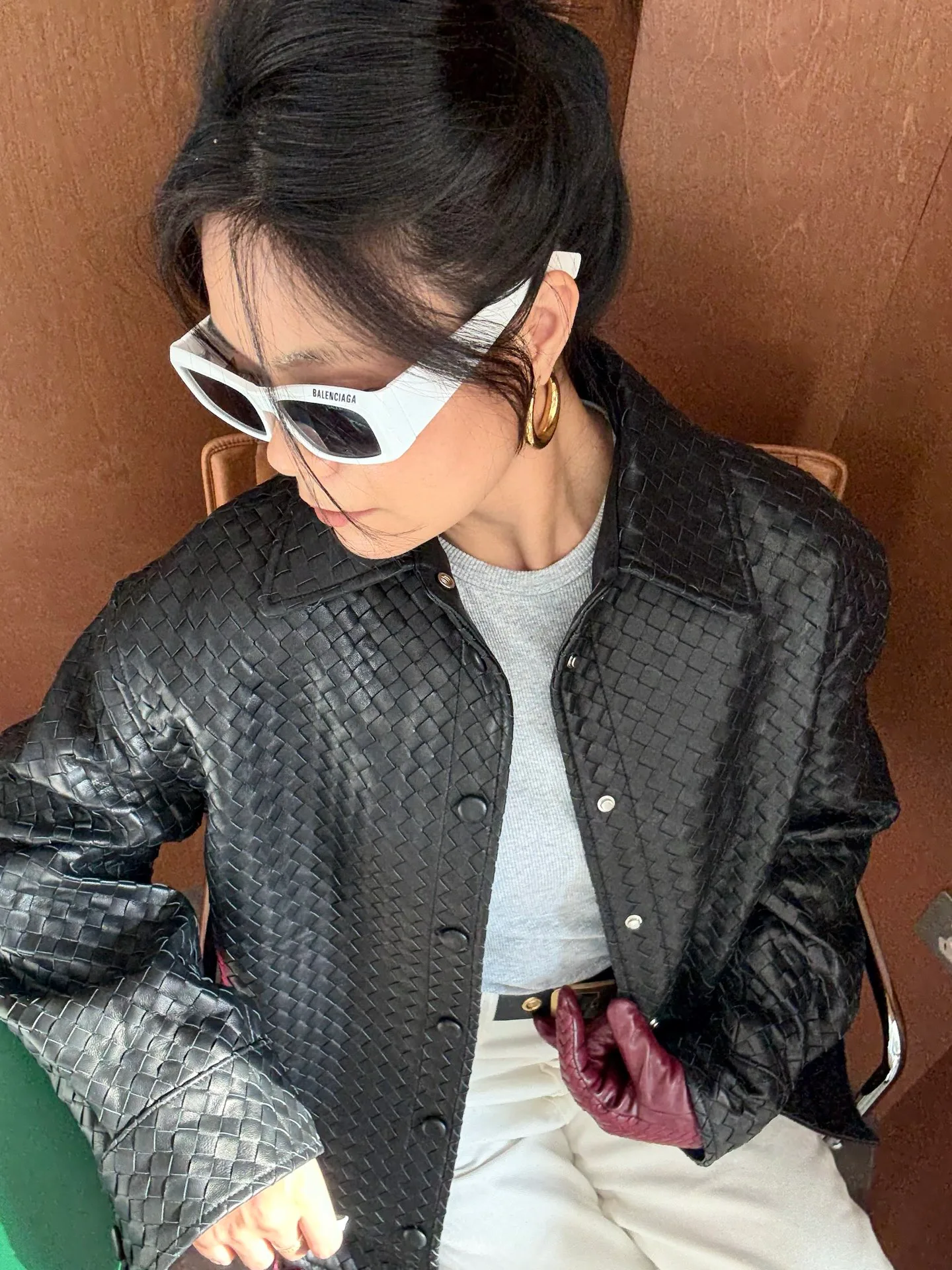 Кожаные Куртки И Дублёнки Женские Bottega Veneta 1882965