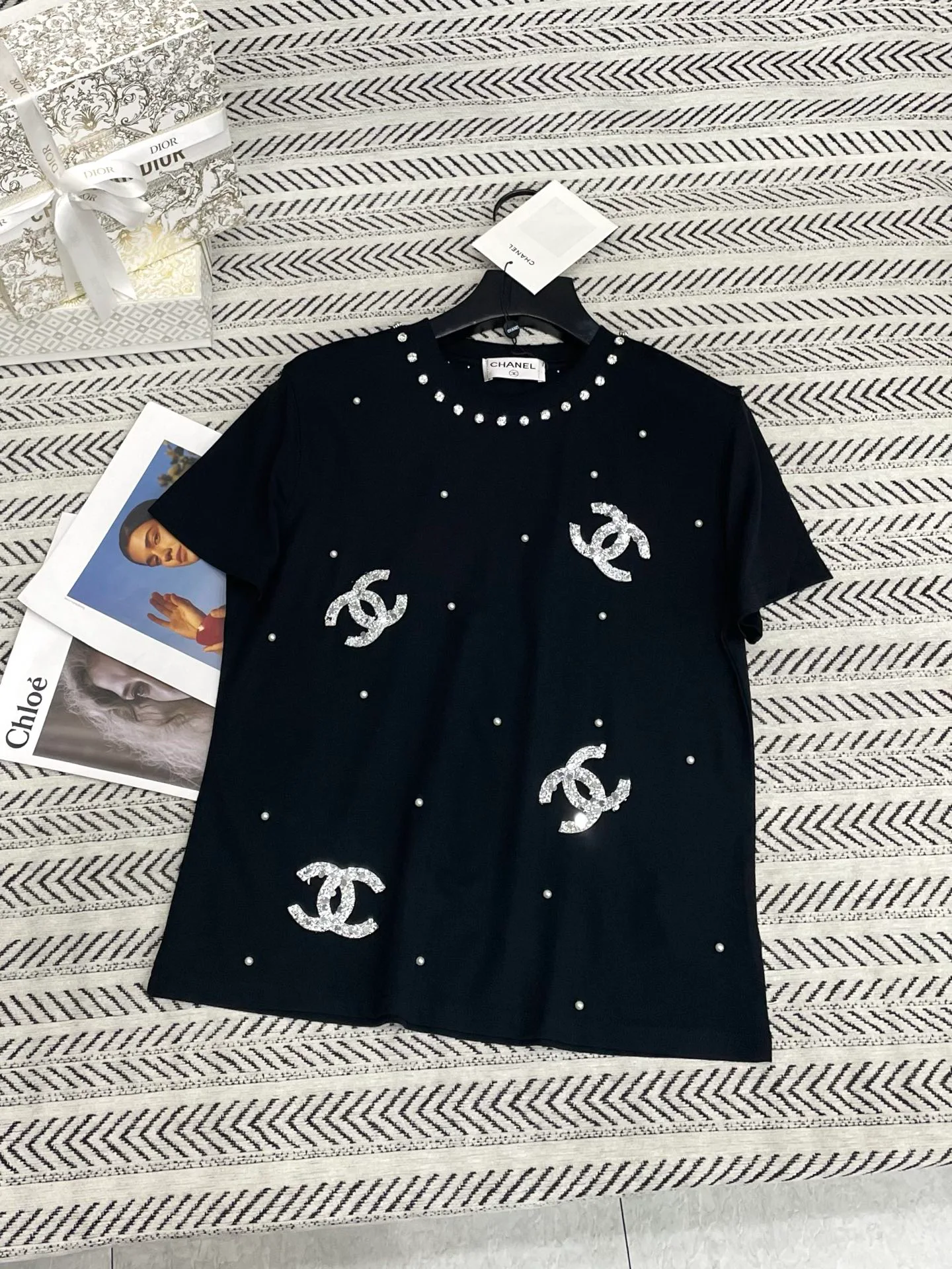 Футболки Женские Chanel 12351214