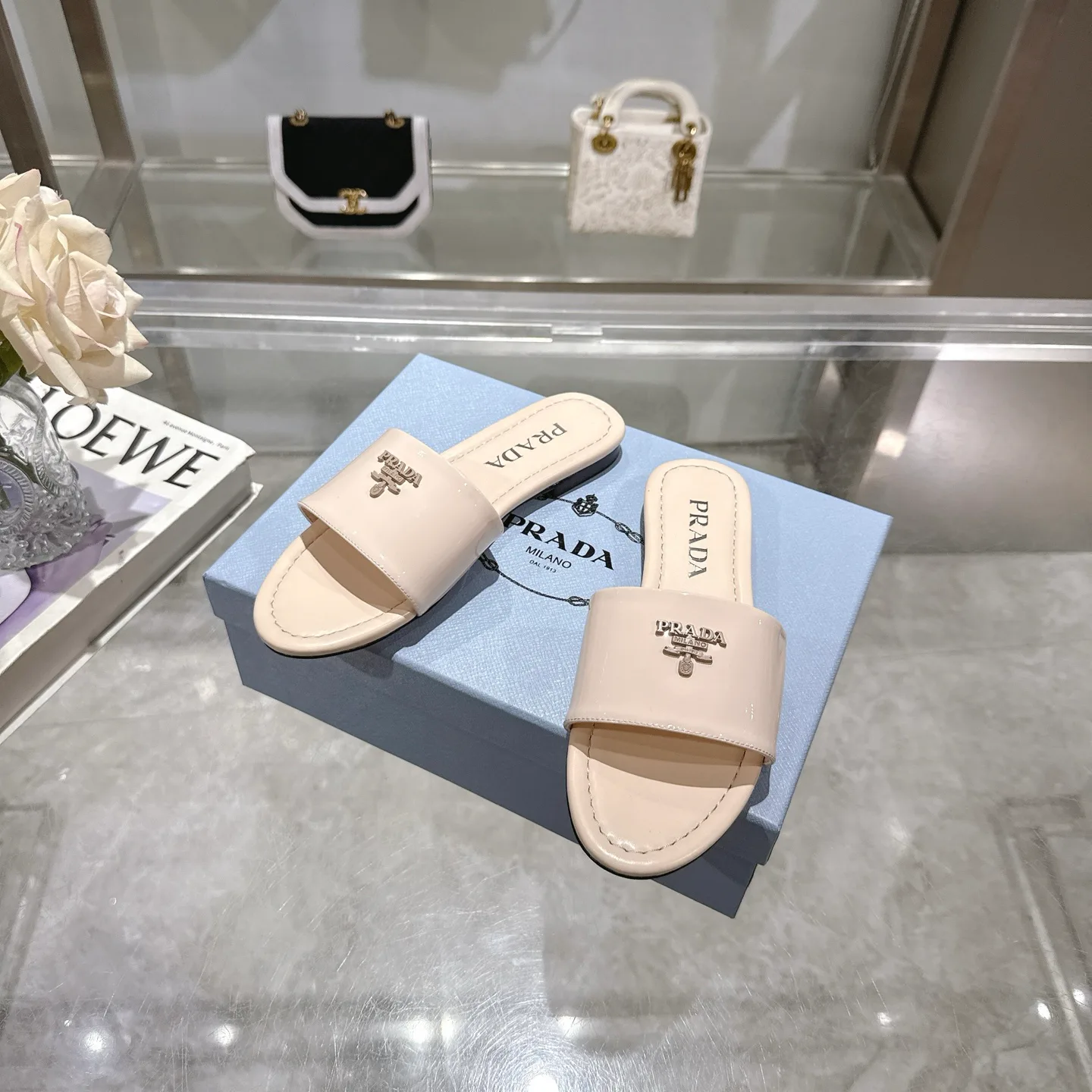 Шлепанцы Женские Prada 490966