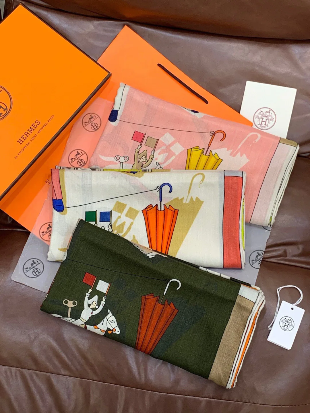 Шарфы Hermes 1036415