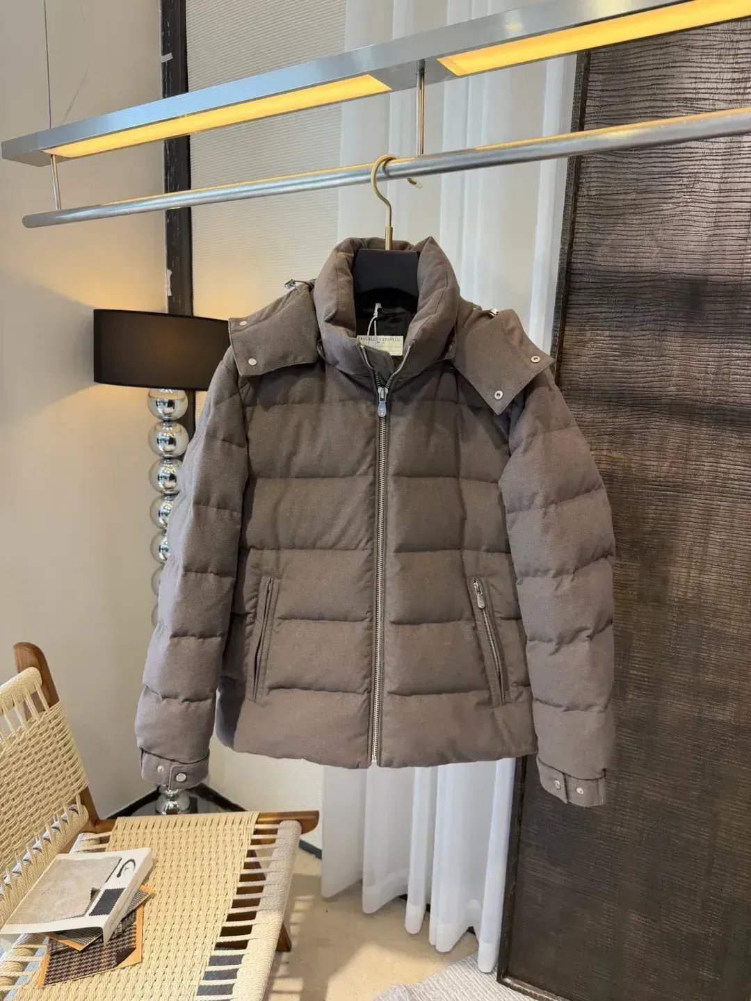 Куртки И Пуховики Мужские Brunello Cucinelli 18216748