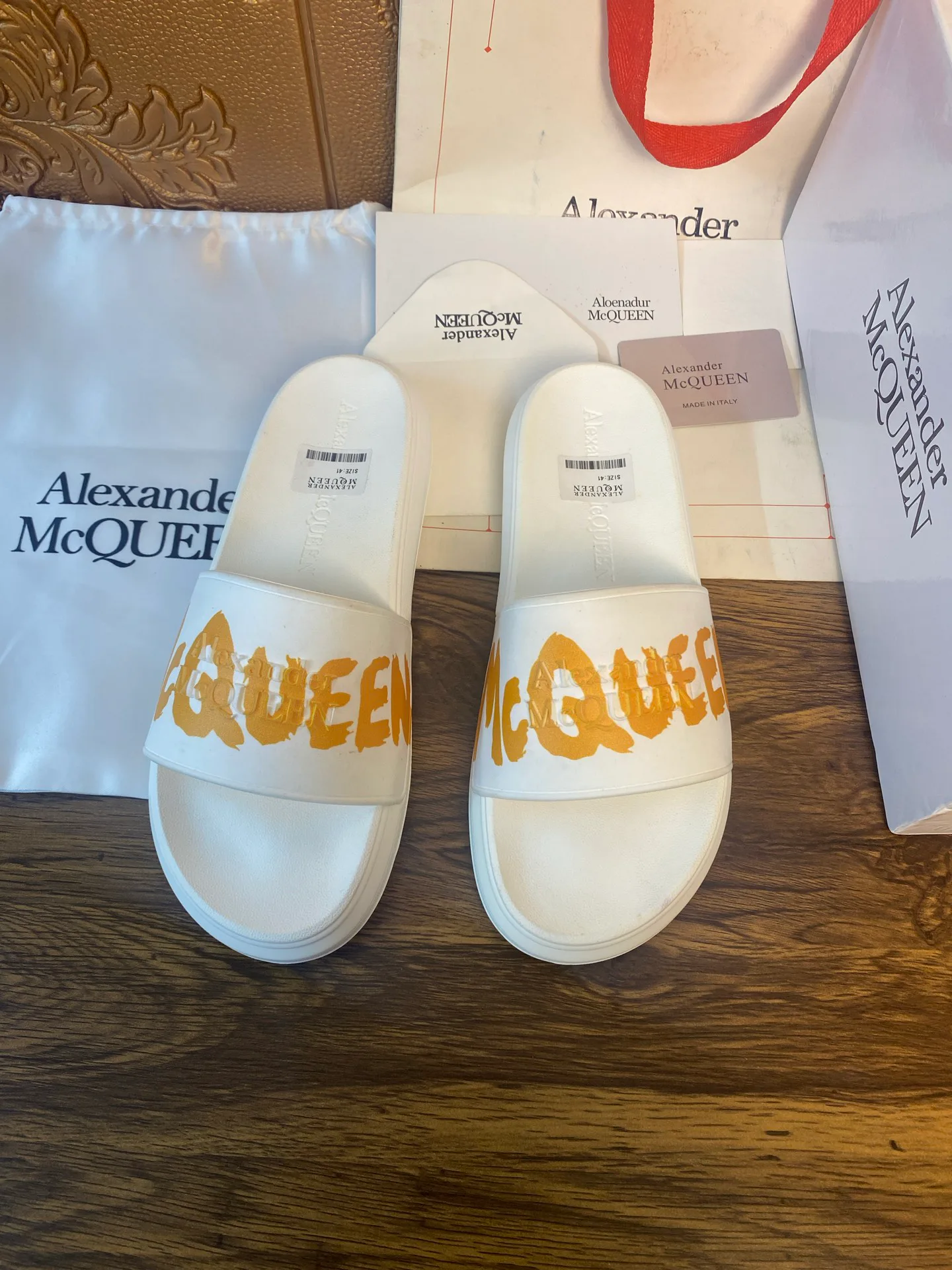Шлепанцы Мужские Alexander Mcqueen 9076
