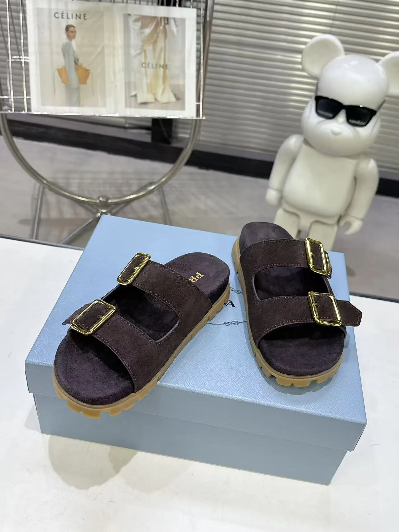 Шлепанцы Женские Prada 10270238