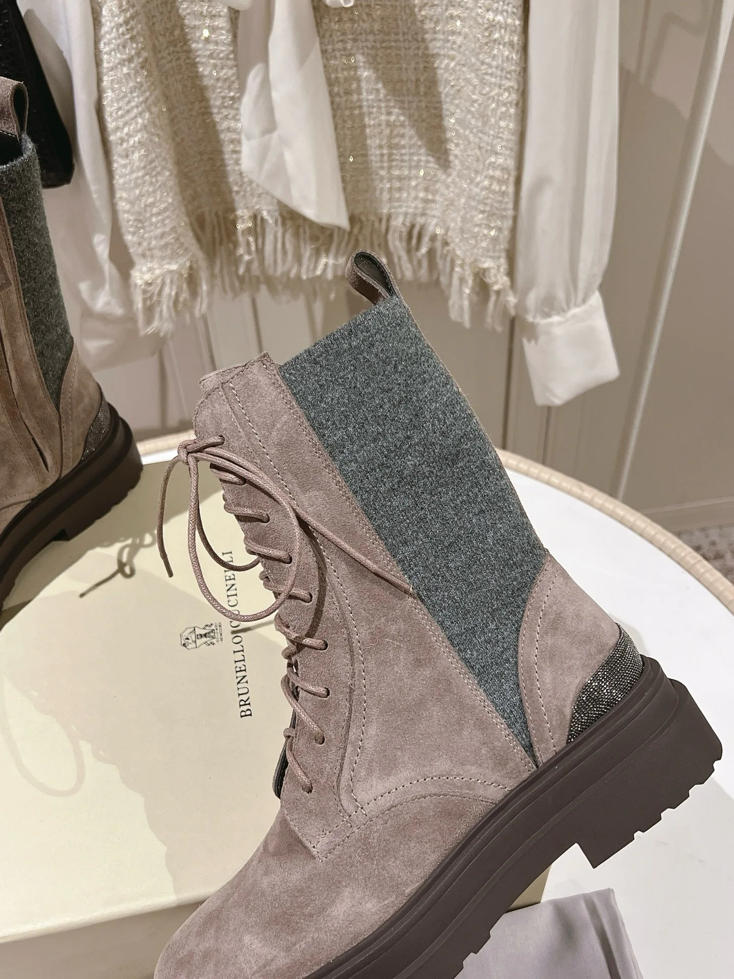 Ботинки Женские Brunello Cucinelli 18217264