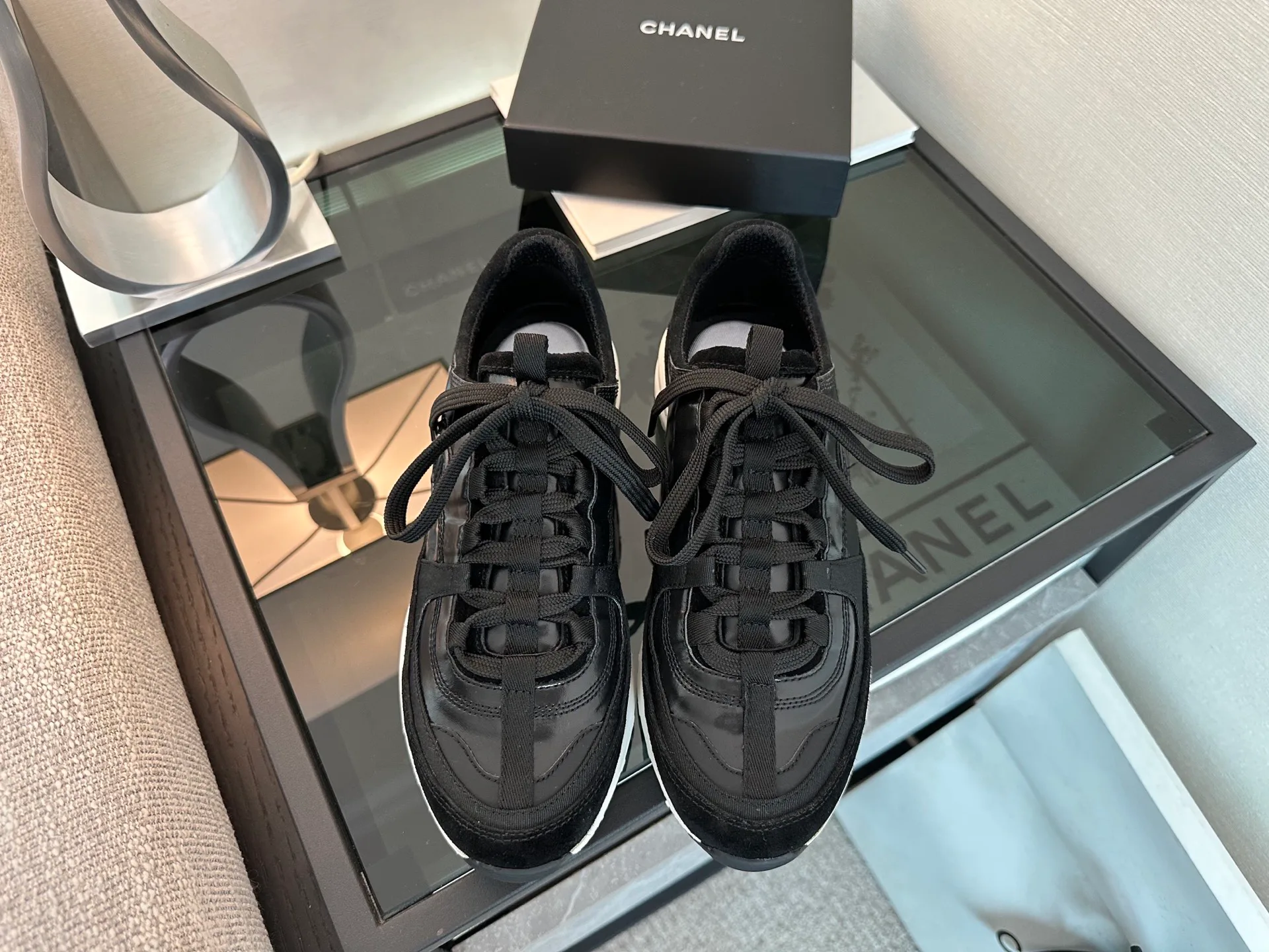 Кроссовки Женские Chanel 1468282