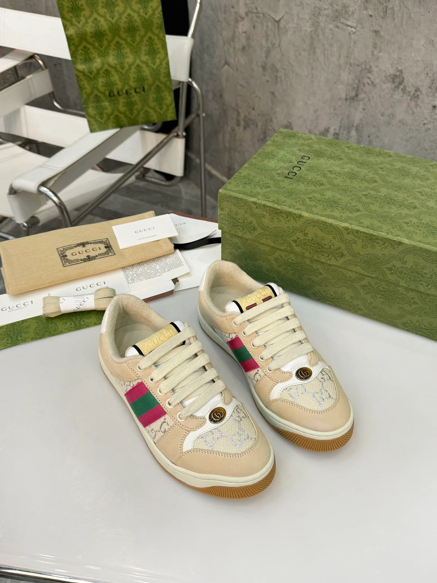 Кроссовки Женские Gucci 1257879