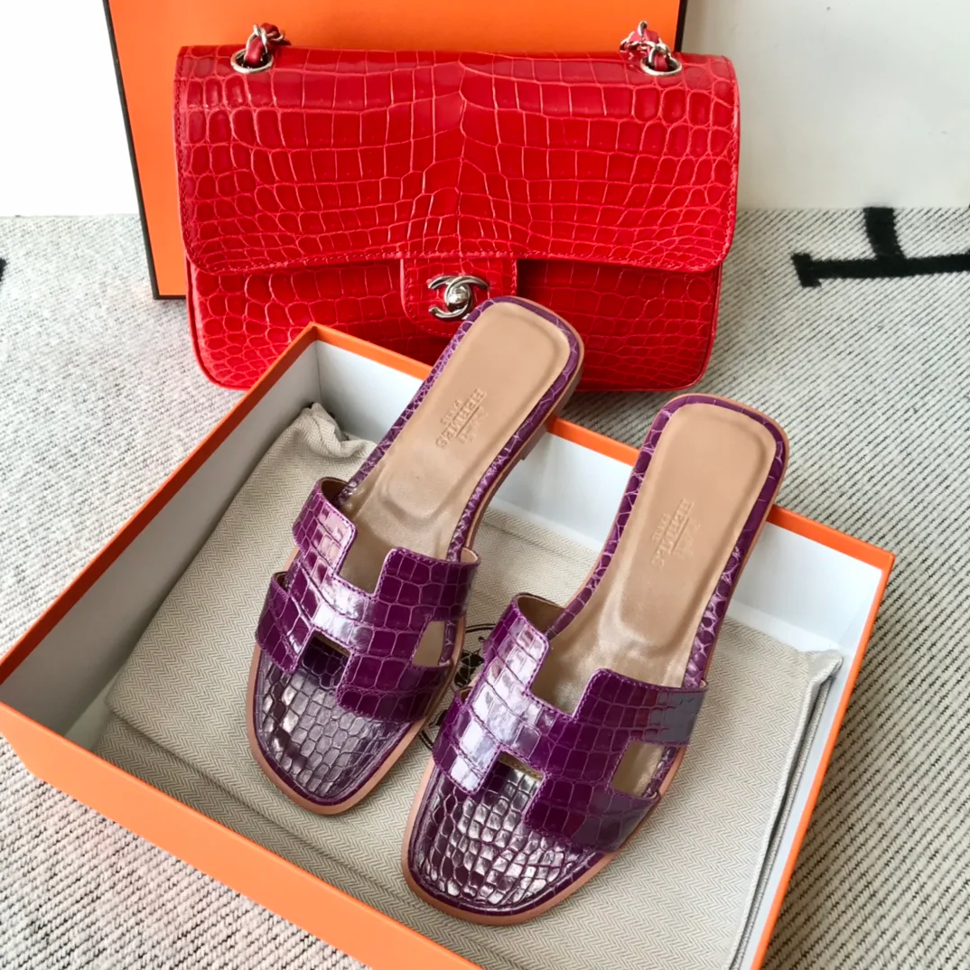 Шлепанцы Женские Hermes 3967398