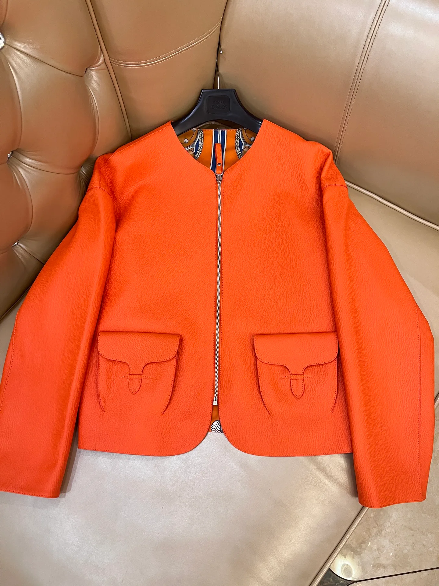 Кожаные Куртки И Дублёнки Женские Hermes 1805930