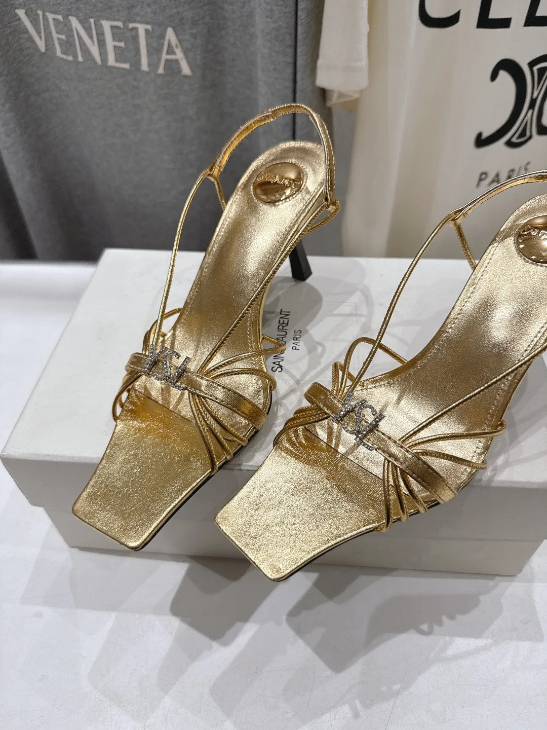Босоножки Женские Saint Laurent 11623318