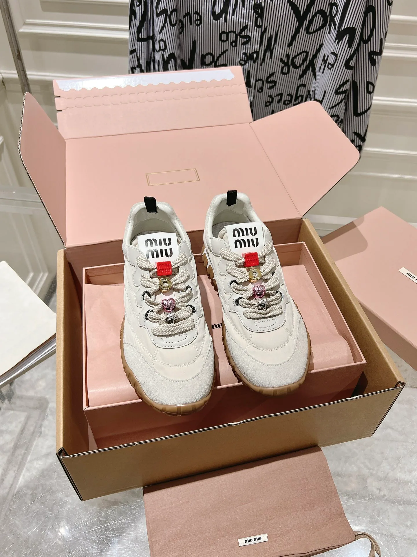 Кроссовки Женские Miu Miu 22065