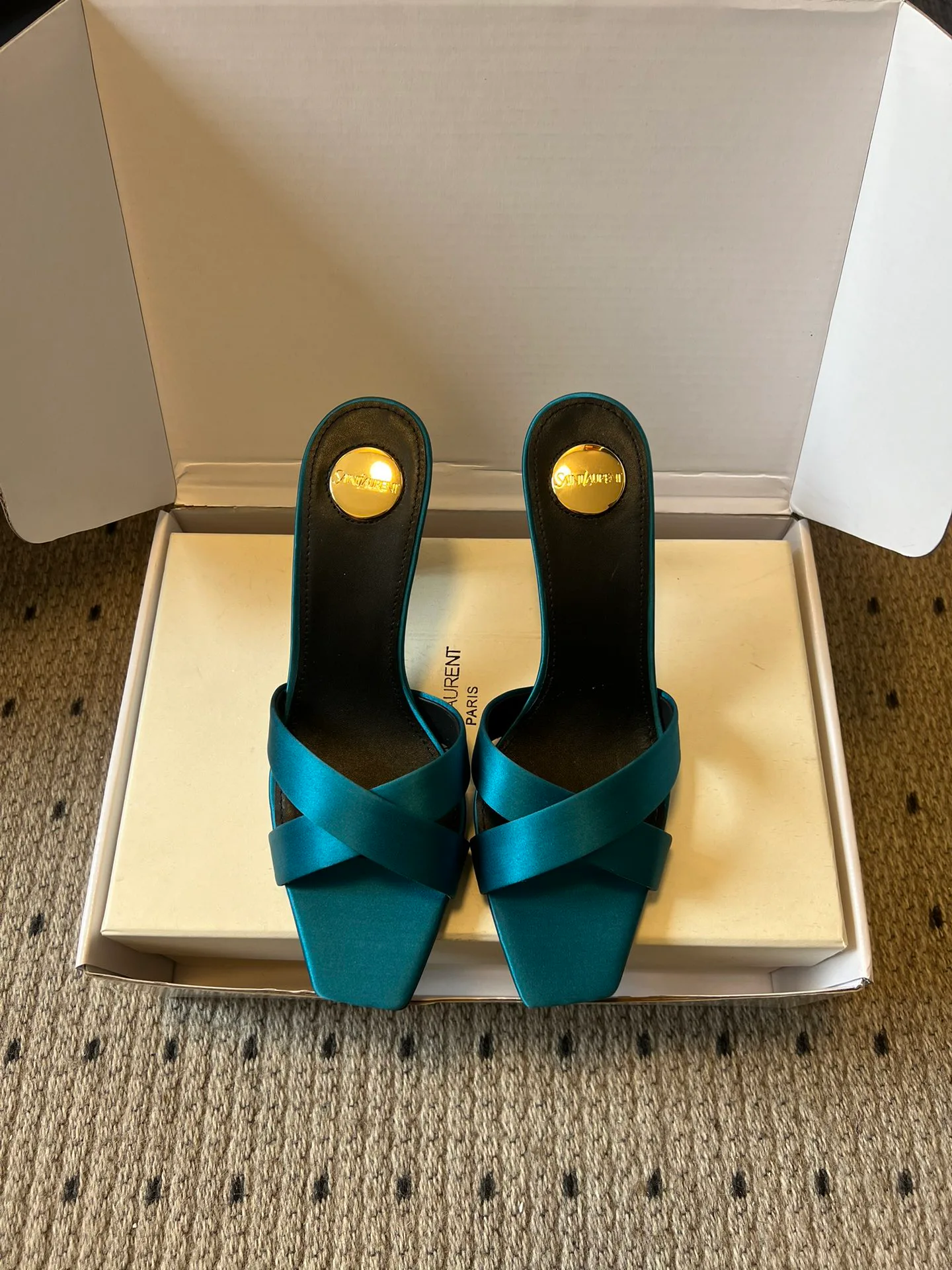 Босоножки Женские Saint Laurent 10835534