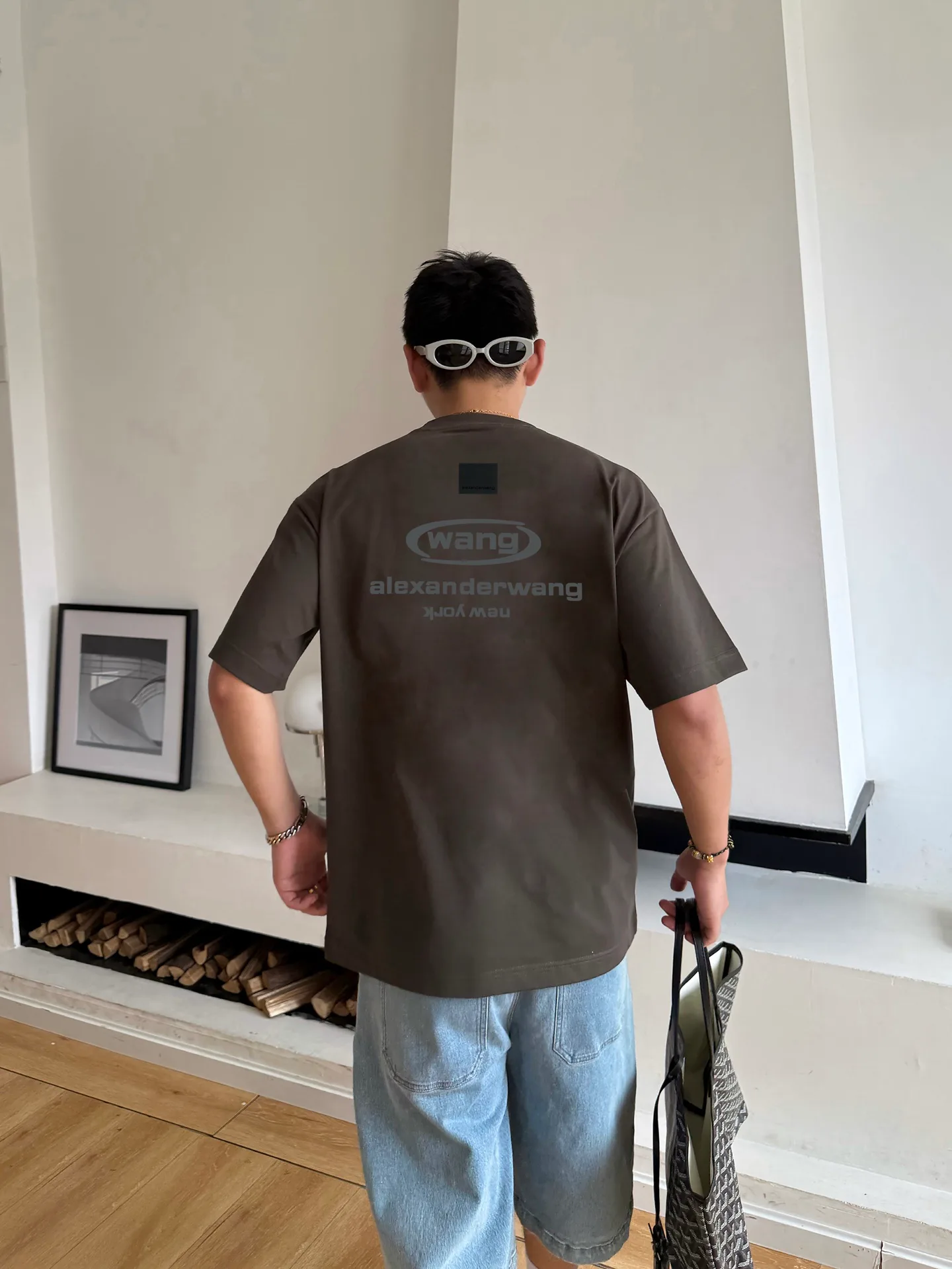 Футболки Мужские Alexander Wang 5040107