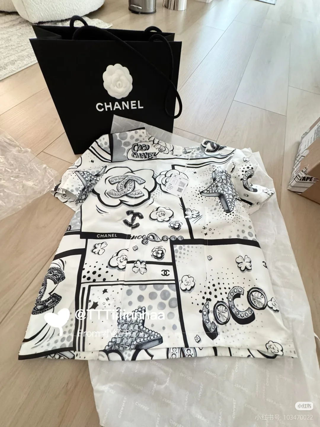 Футболки Женские Chanel 9348657