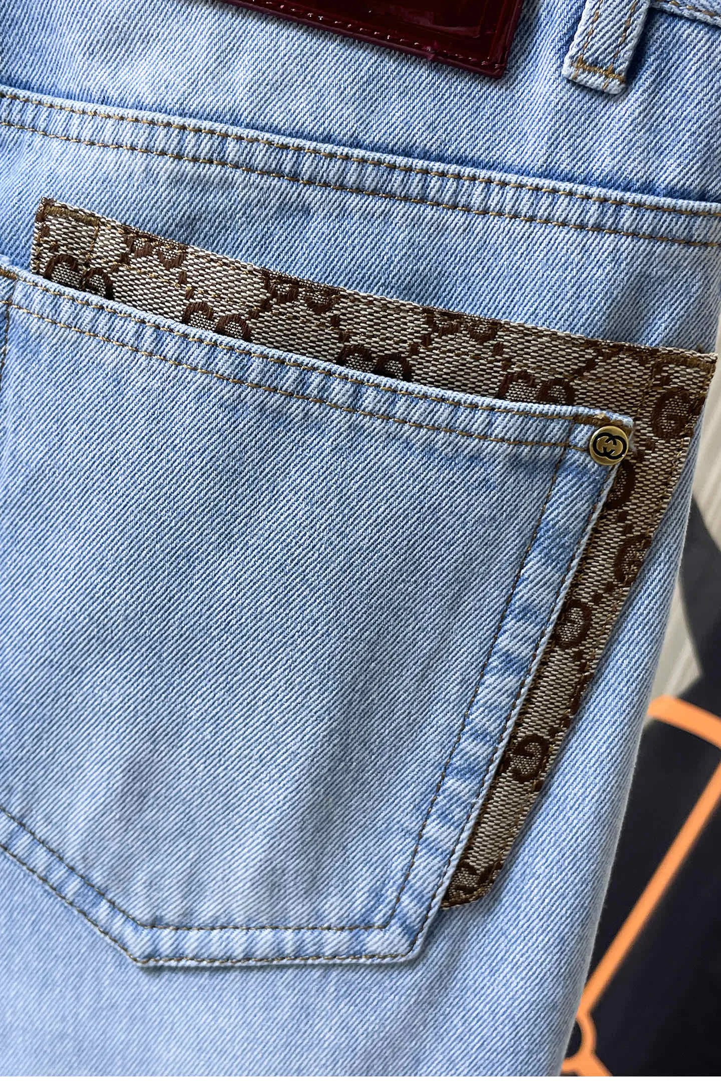Джинсы Мужские Gucci 13538104