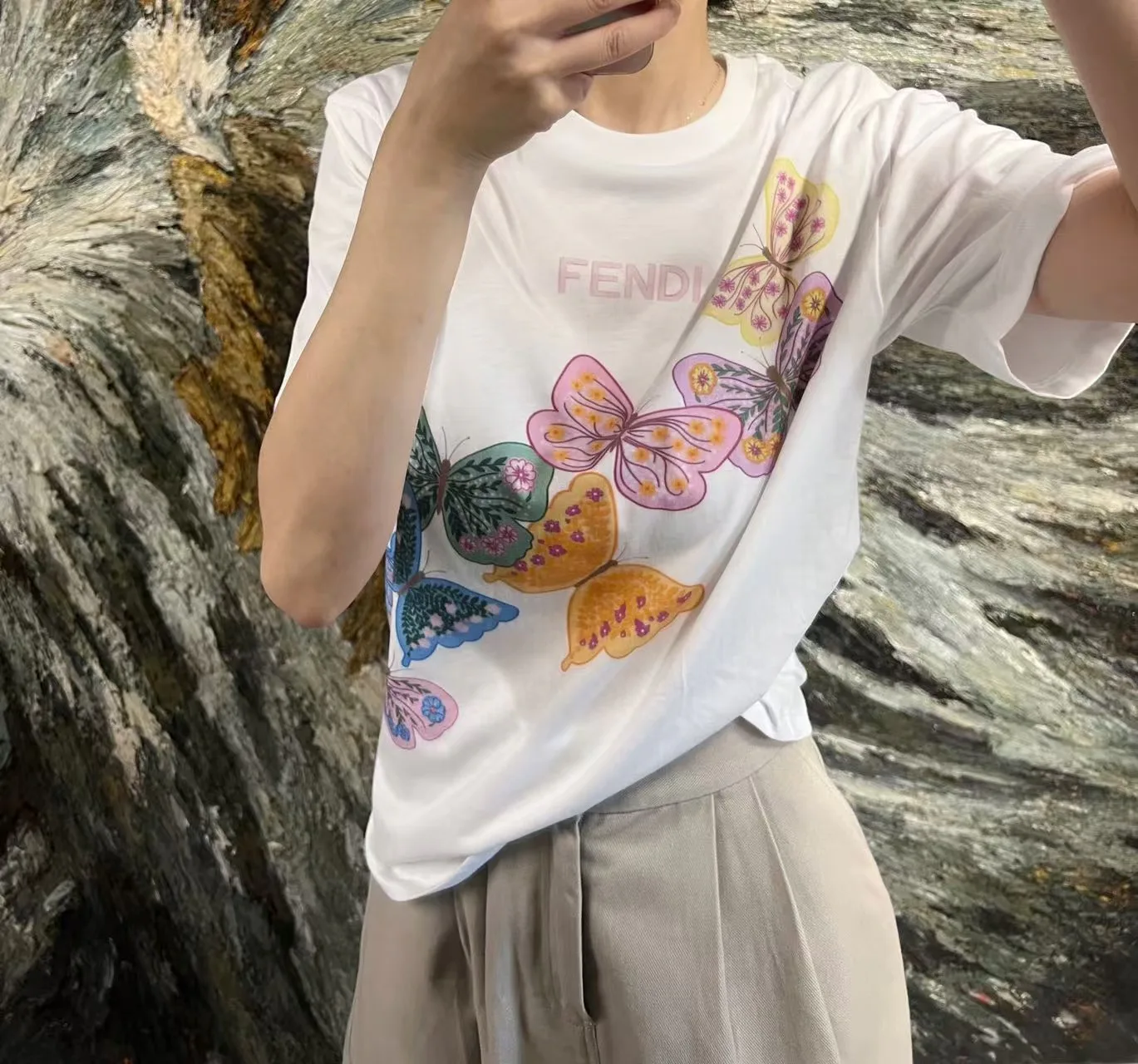 Футболки Женские Fendi 11828072