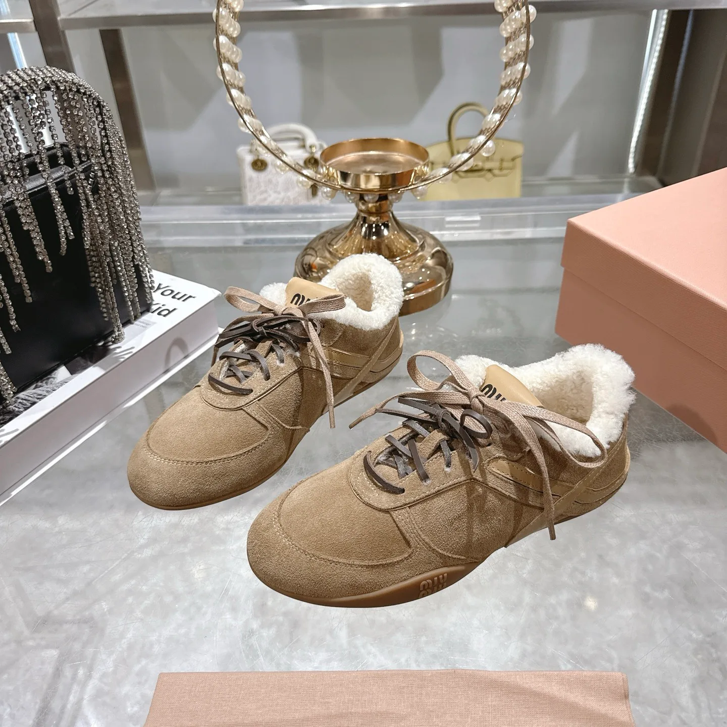 Кроссовки Женские Miu Miu 397947