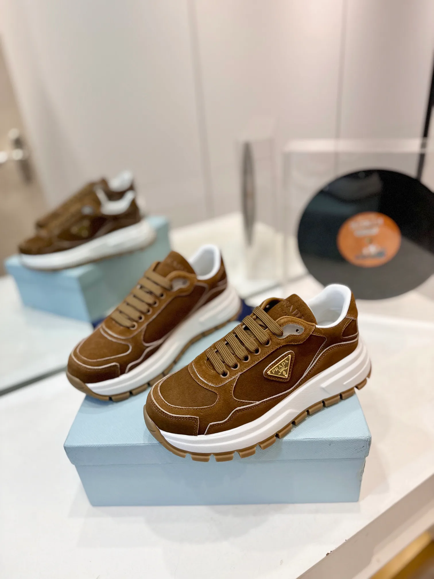 Кроссовки Женские Prada 9535084