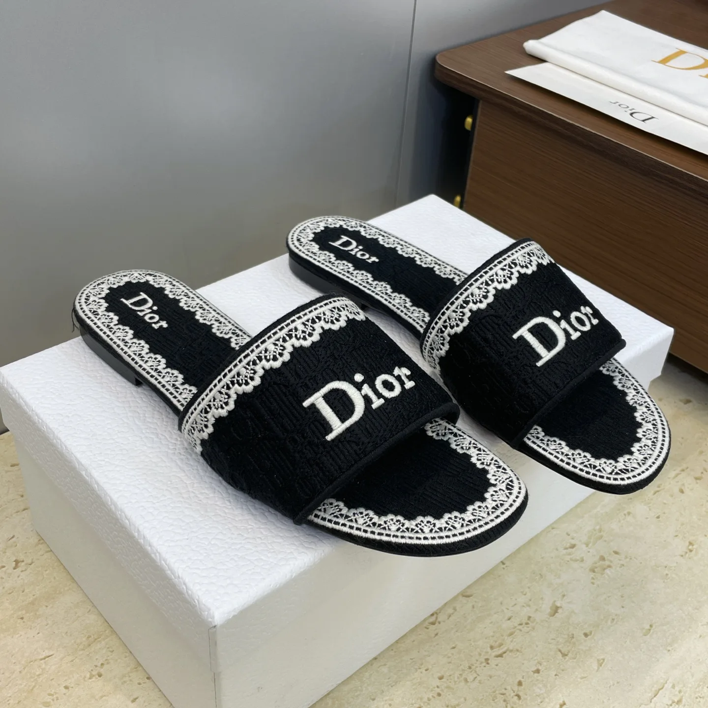 Шлепанцы Женские Christian Dior 1262079