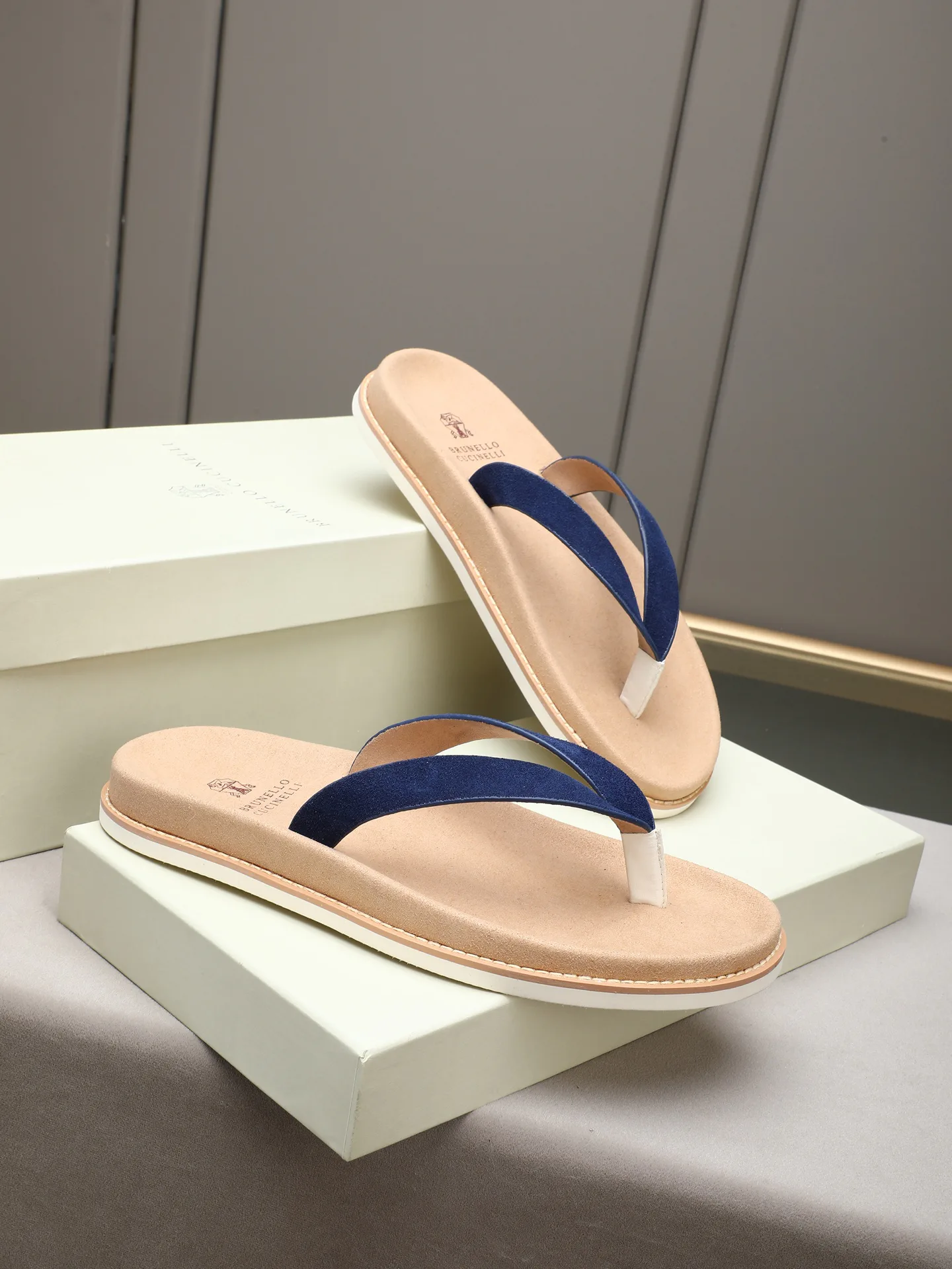 Шлепанцы Мужские Brunello Cucinelli 6062760