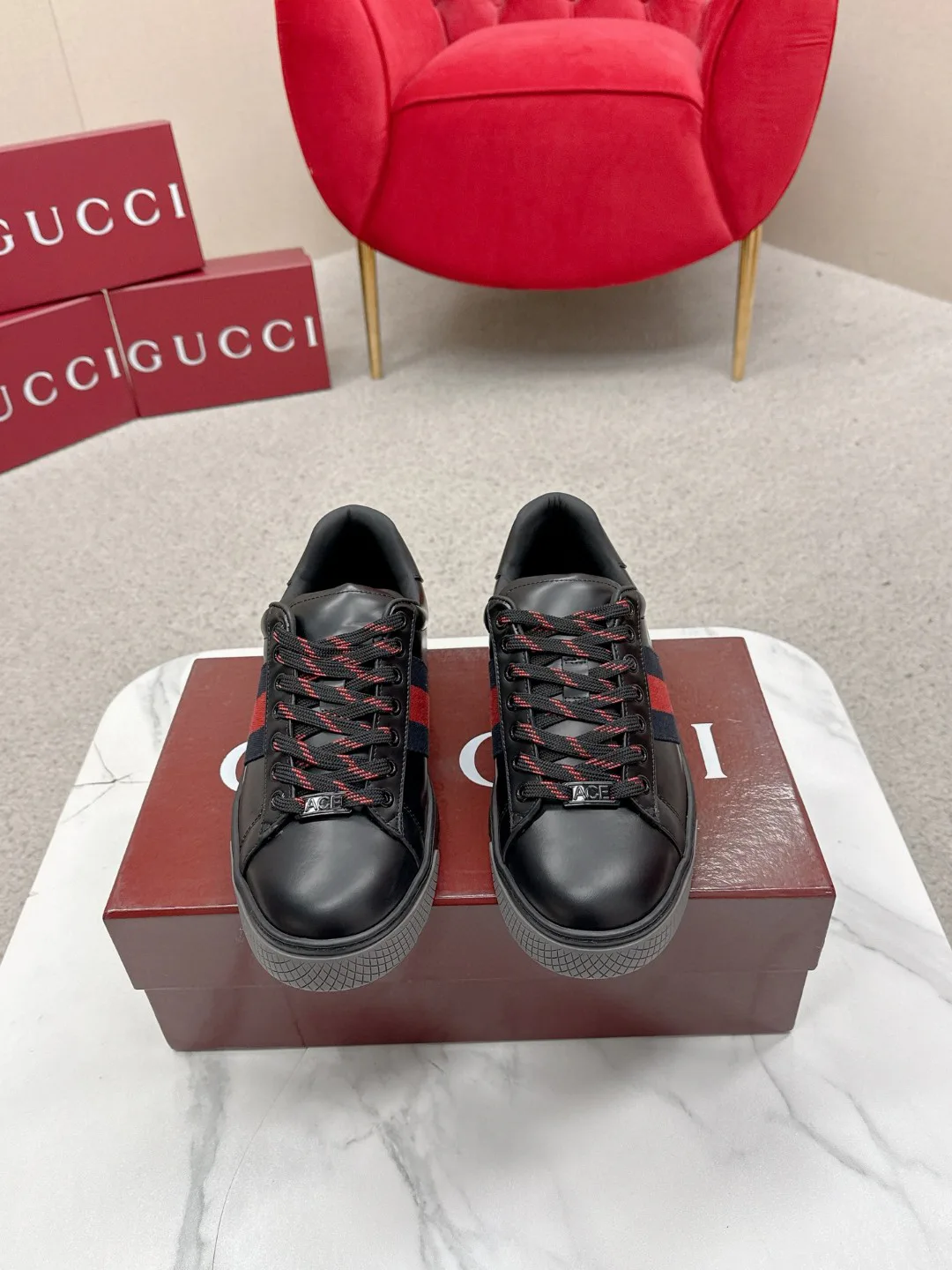 Кроссовки Мужские Gucci 712755
