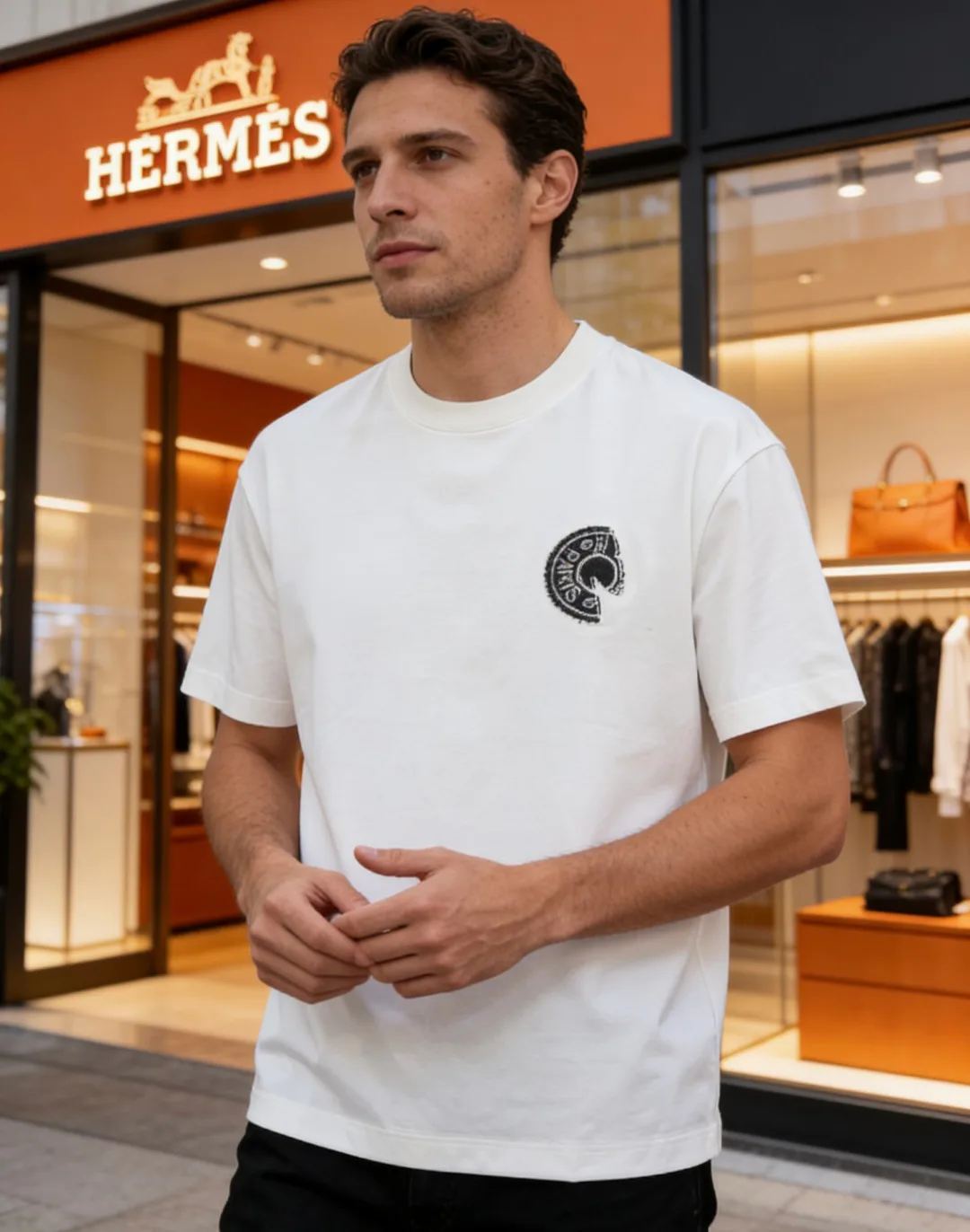 Футболки Мужские Hermes 13442023