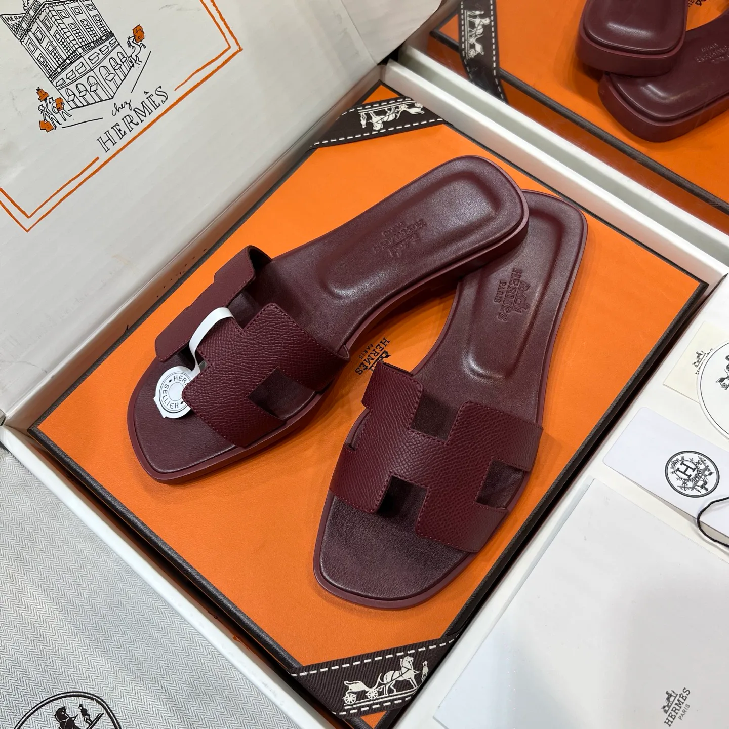 Шлепанцы Женские Hermes 5156723