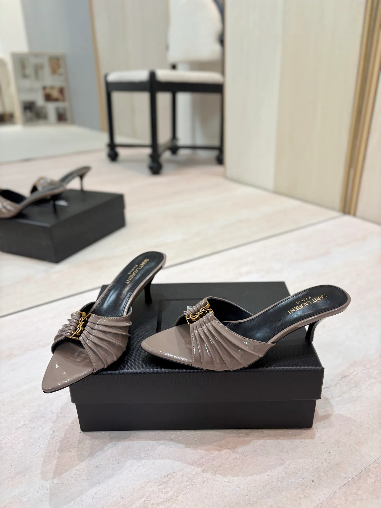 Мюли И Сабо Женские Saint Laurent 17476078