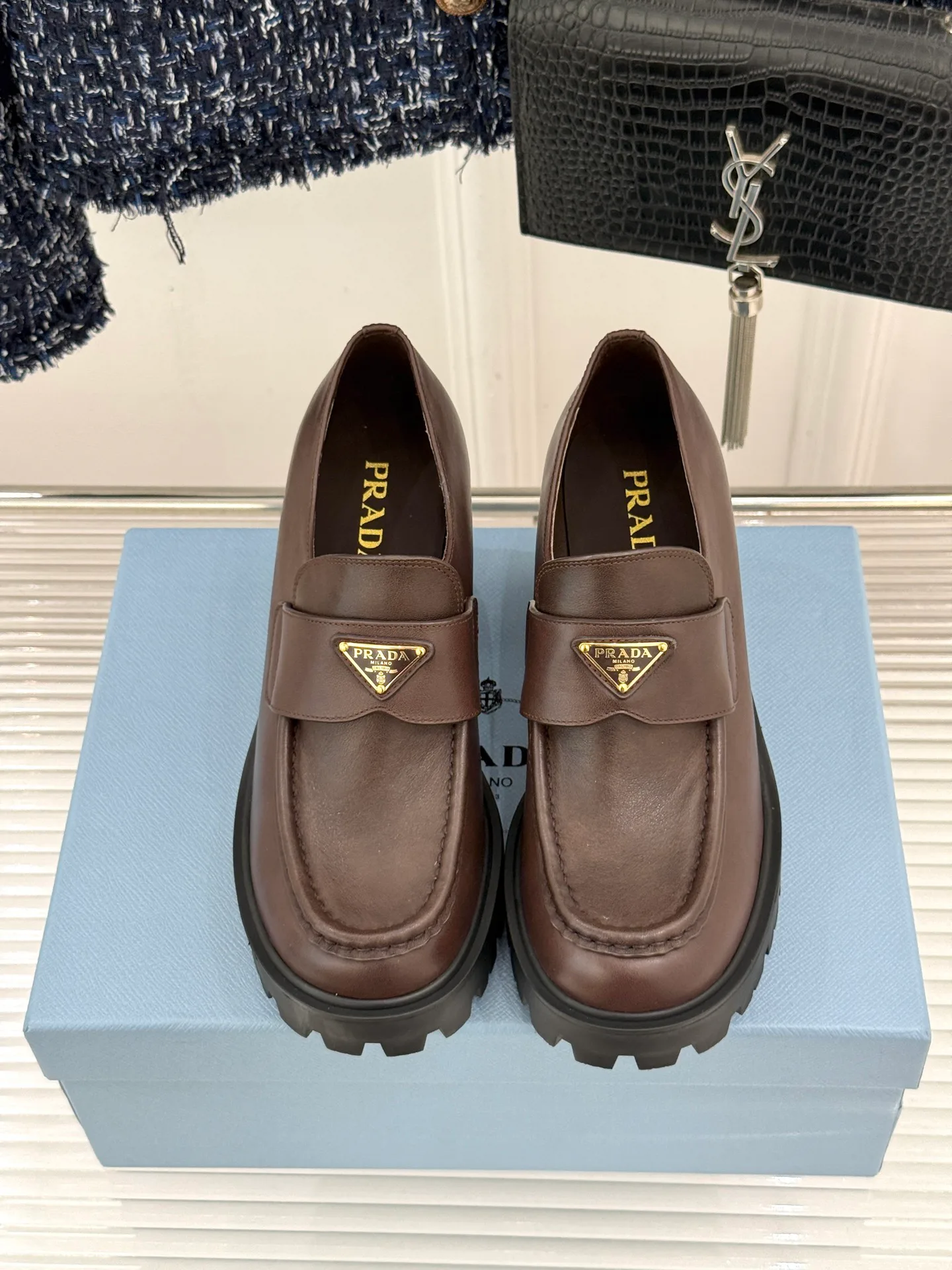 Лоферы И Мокасины Женские Prada 18780367