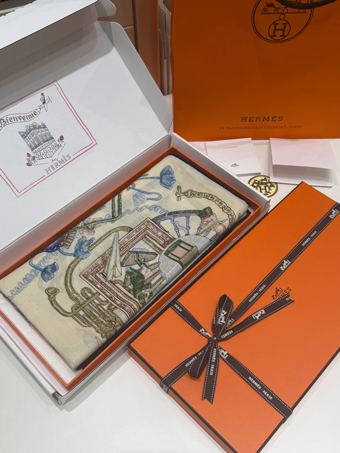 Шарфы Hermes 12326704