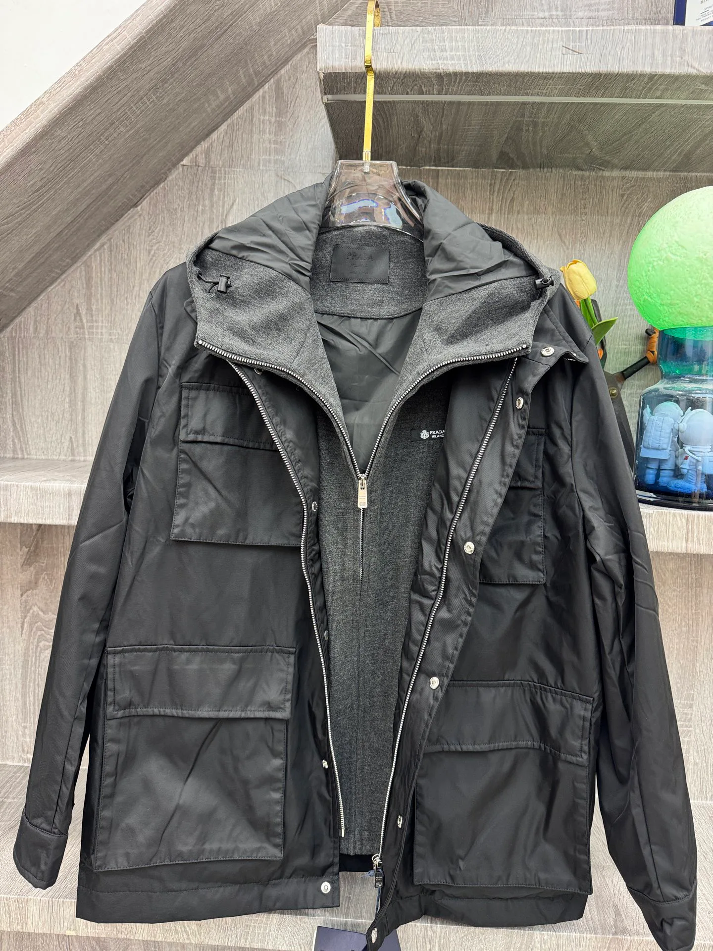 Куртки И Пуховики Мужские Prada 18206157