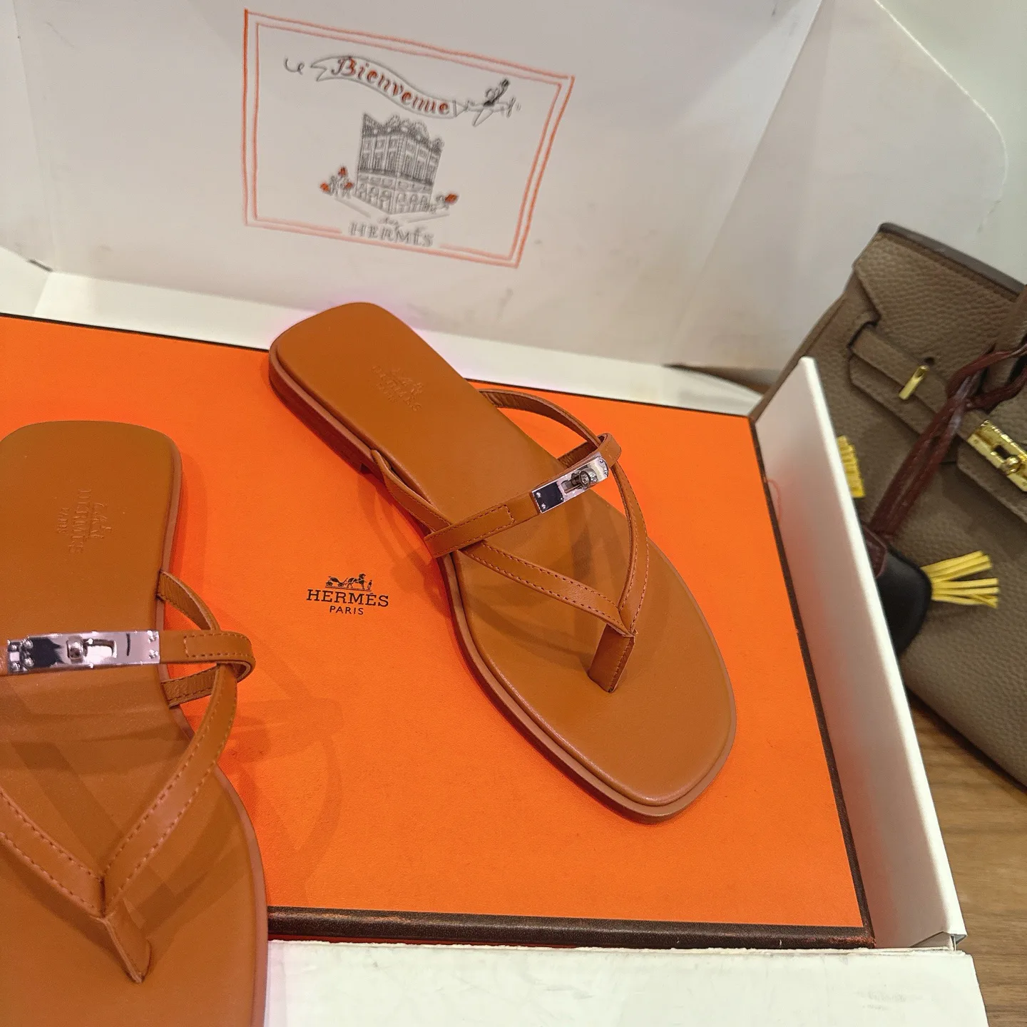 Шлепанцы Женские Hermes 9576054