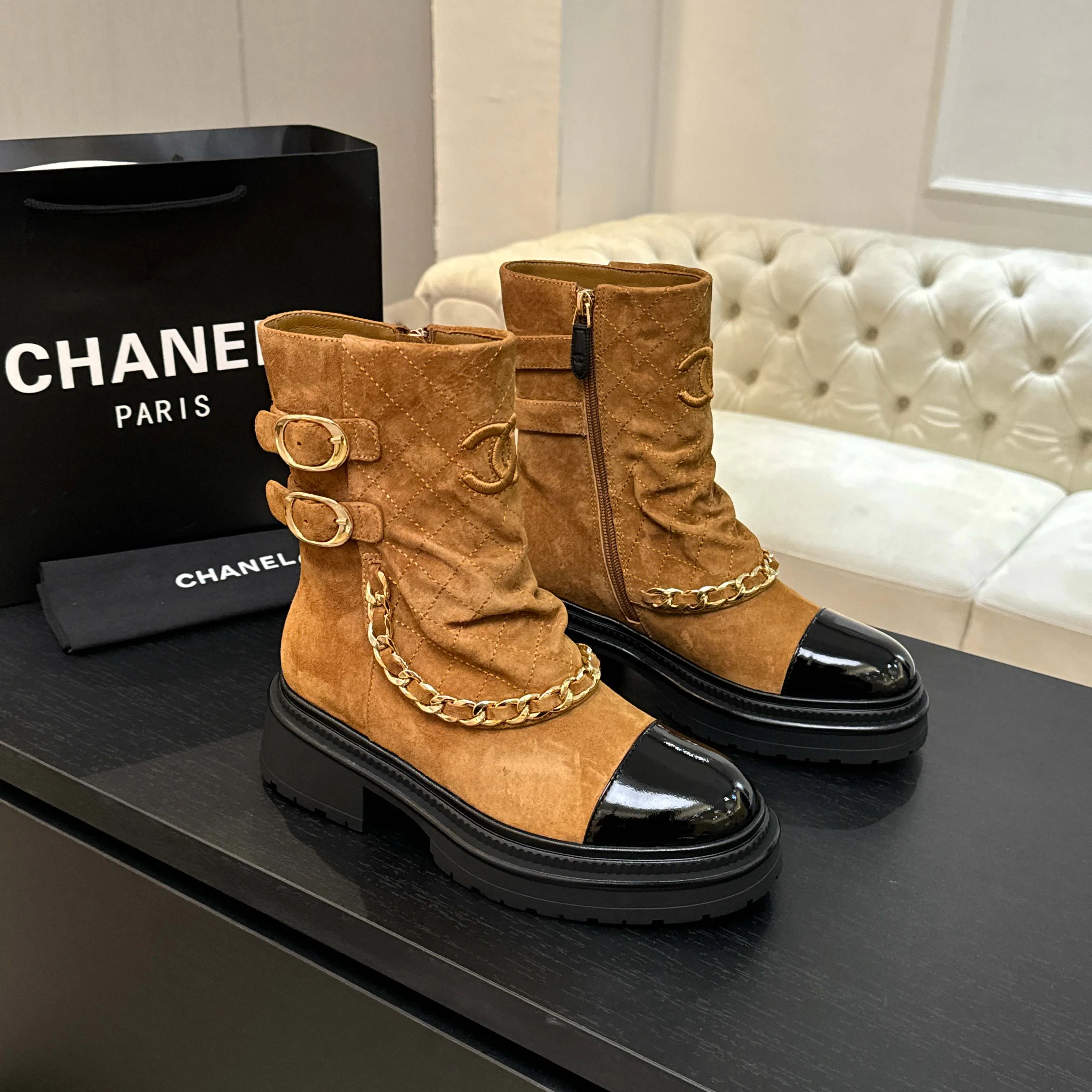 Ботинки Женские Chanel 479856