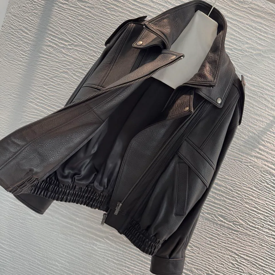 Кожаные Куртки И Дублёнки Женские Saint Laurent 17998668