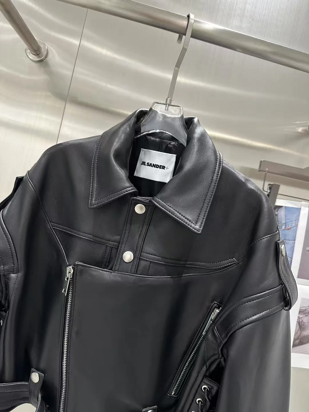 Кожаные Куртки И Дублёнки Женские Jil Sander 12778617