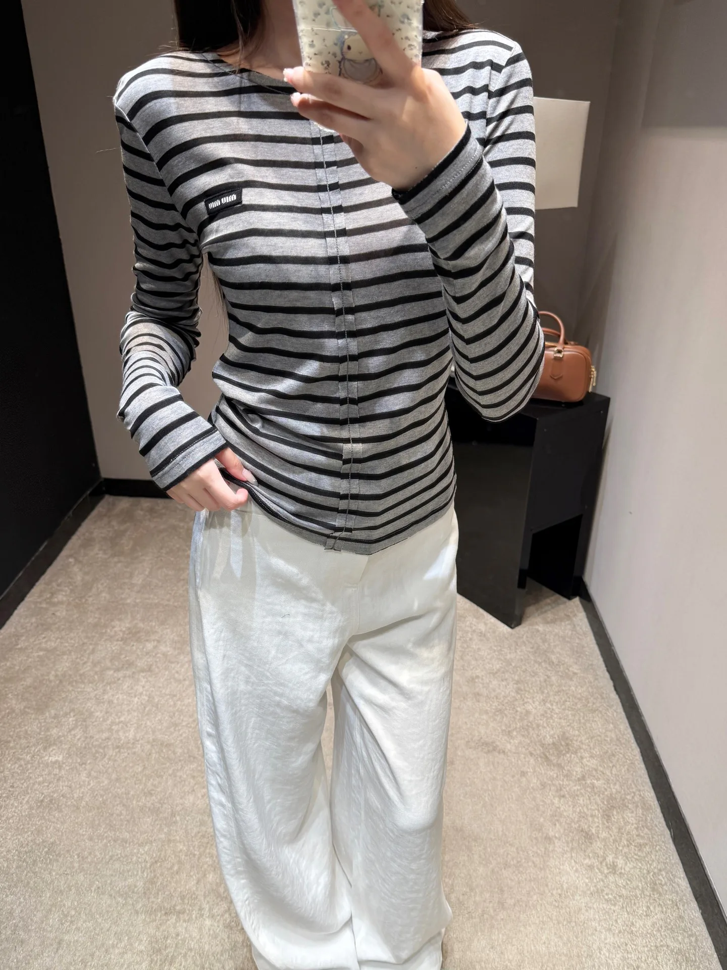 Лонгсливы Женские Miu Miu 11266346