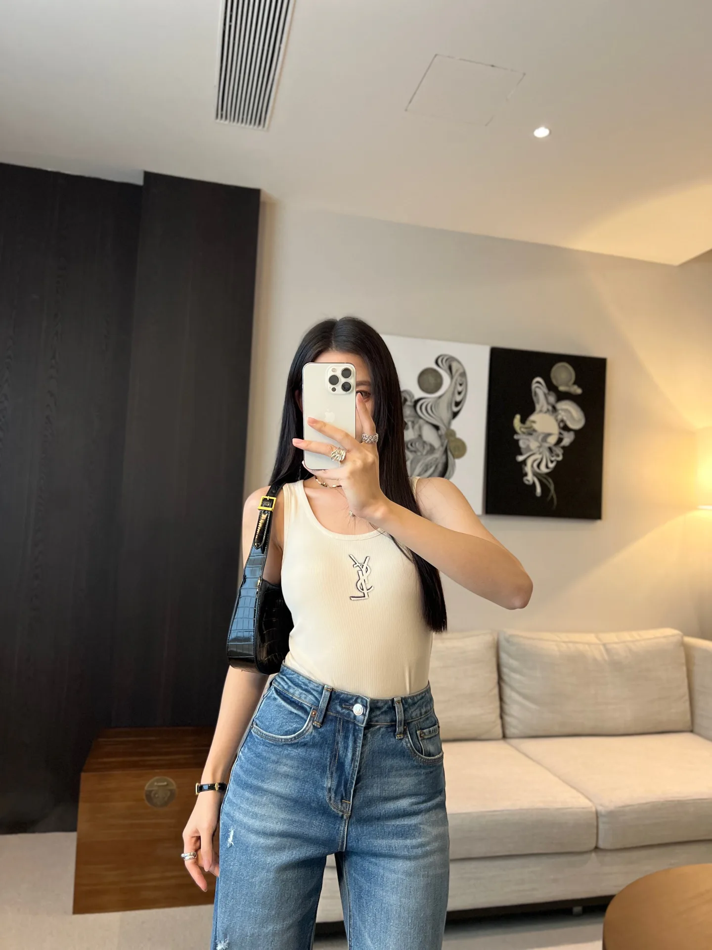 Футболки Женские Saint Laurent 26679