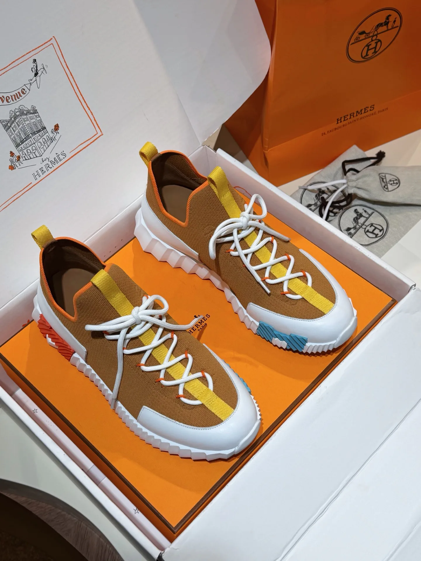 Кроссовки Женские Hermes 554603