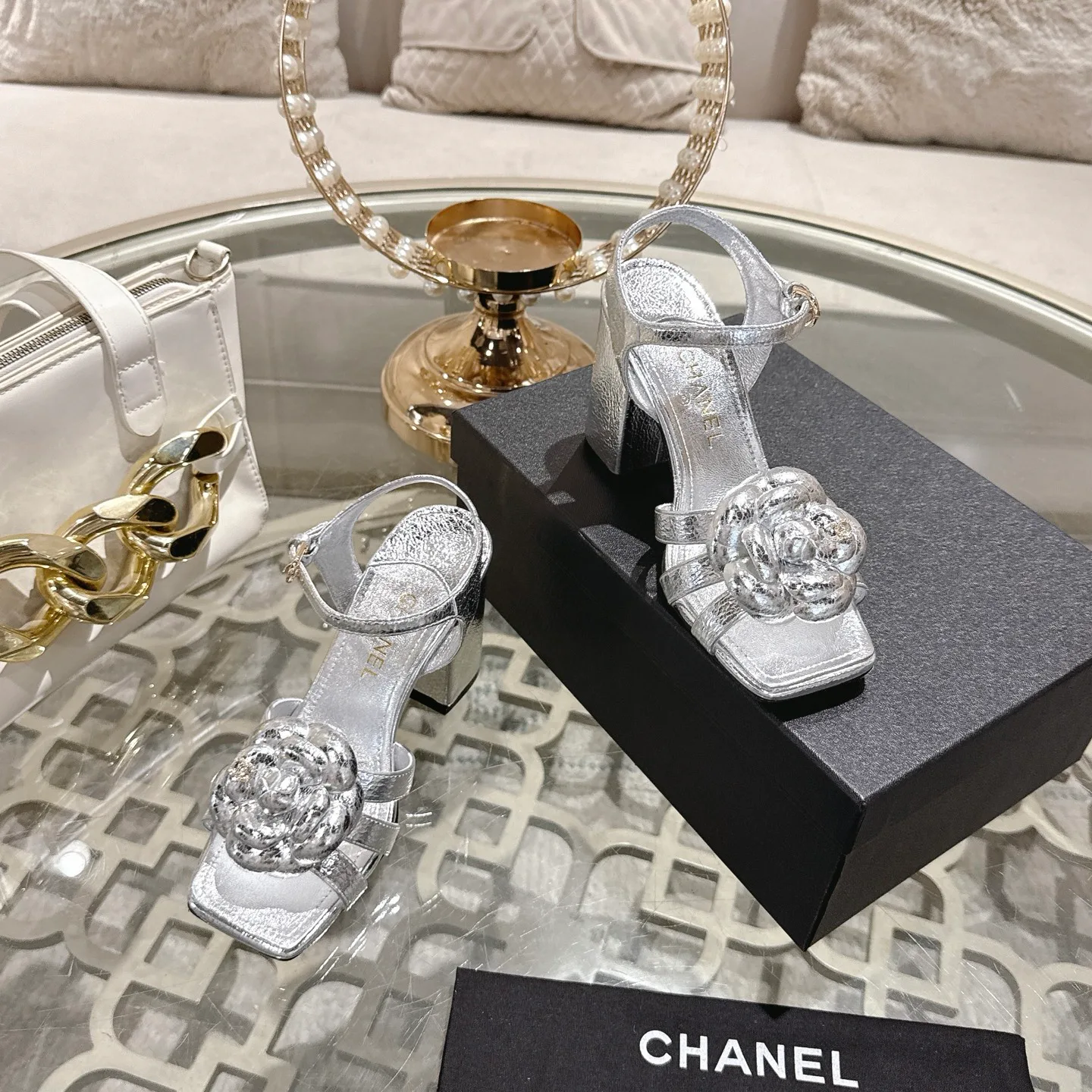 Босоножки Женские Chanel 12714885
