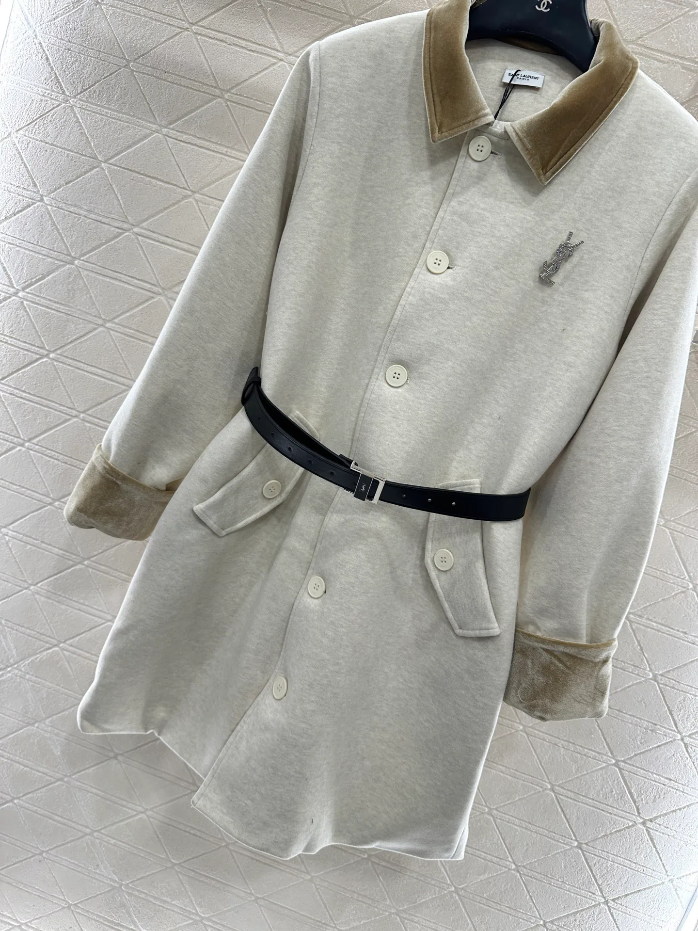 Пальто Женские Saint Laurent 4424732
