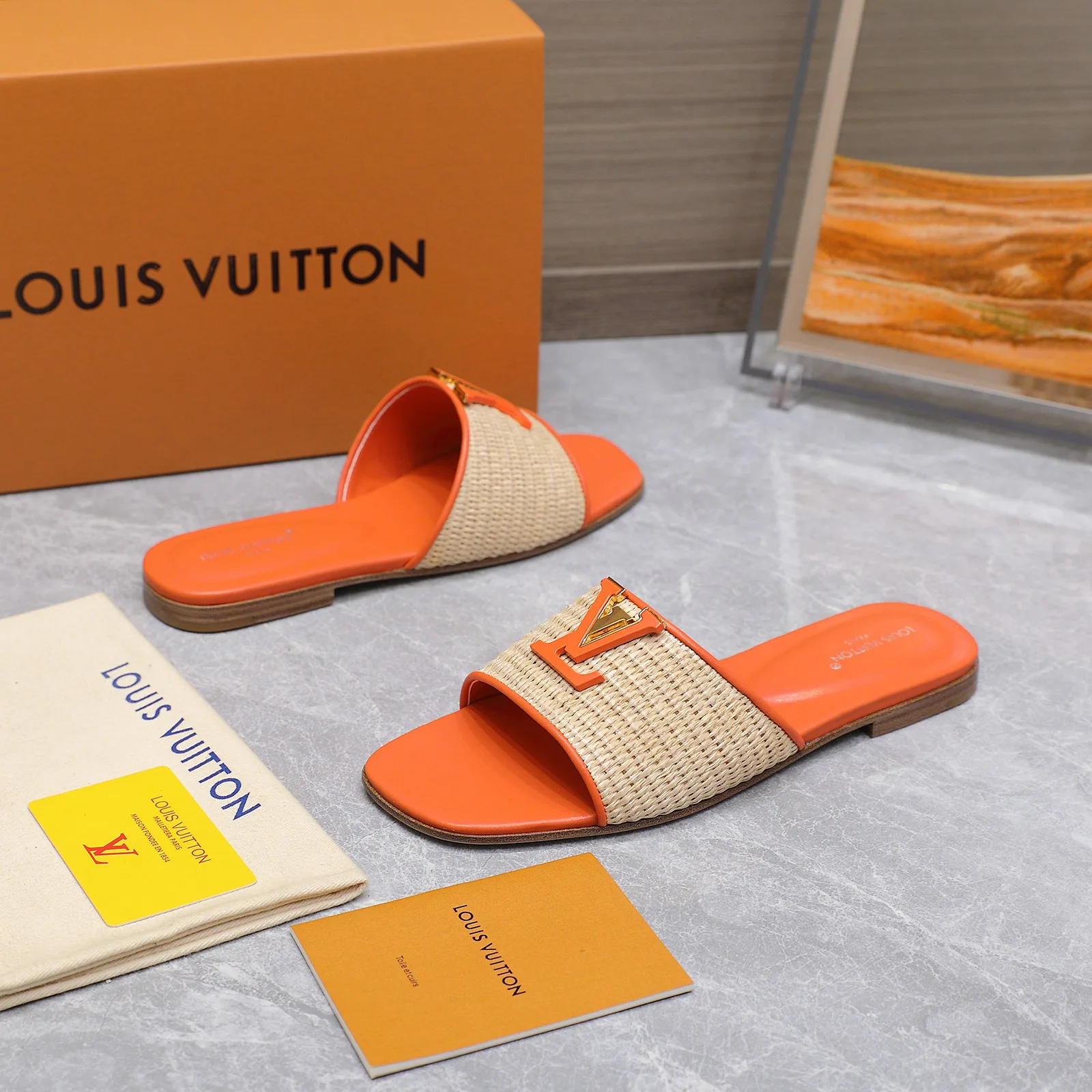 Шлепанцы Женские Louis Vuitton 491977