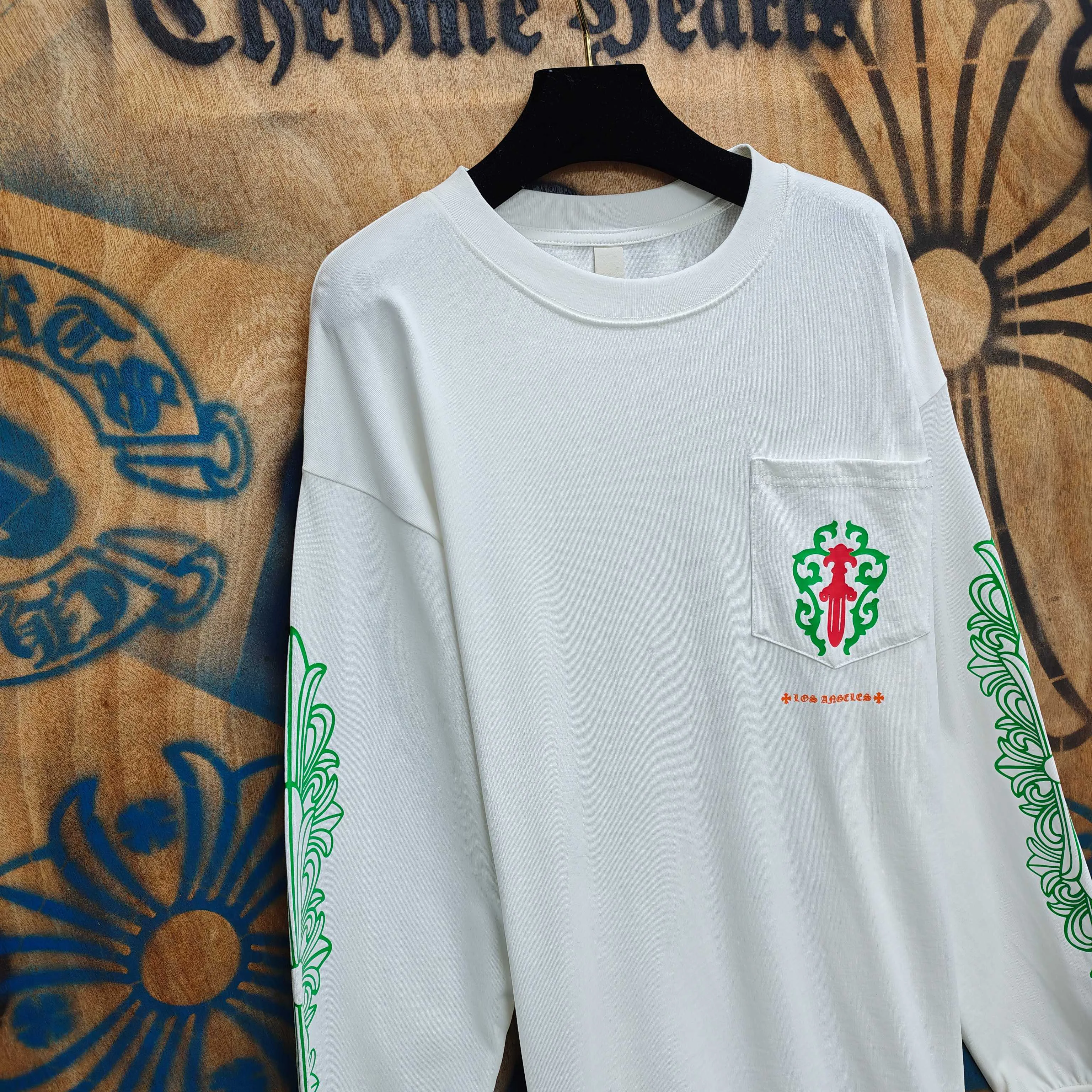 Лонгсливы Мужские Chrome Hearts 11808767