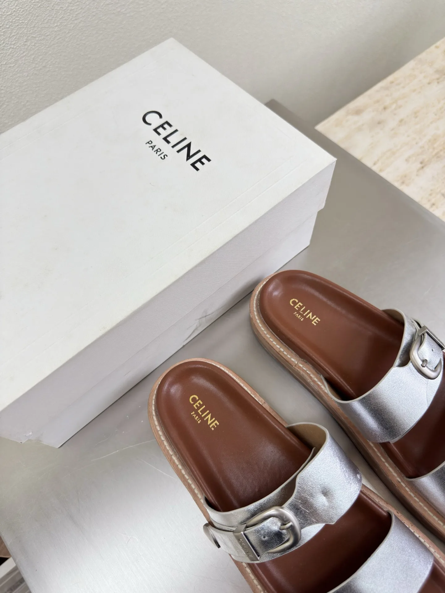 Шлепанцы Женские Celine 5084455