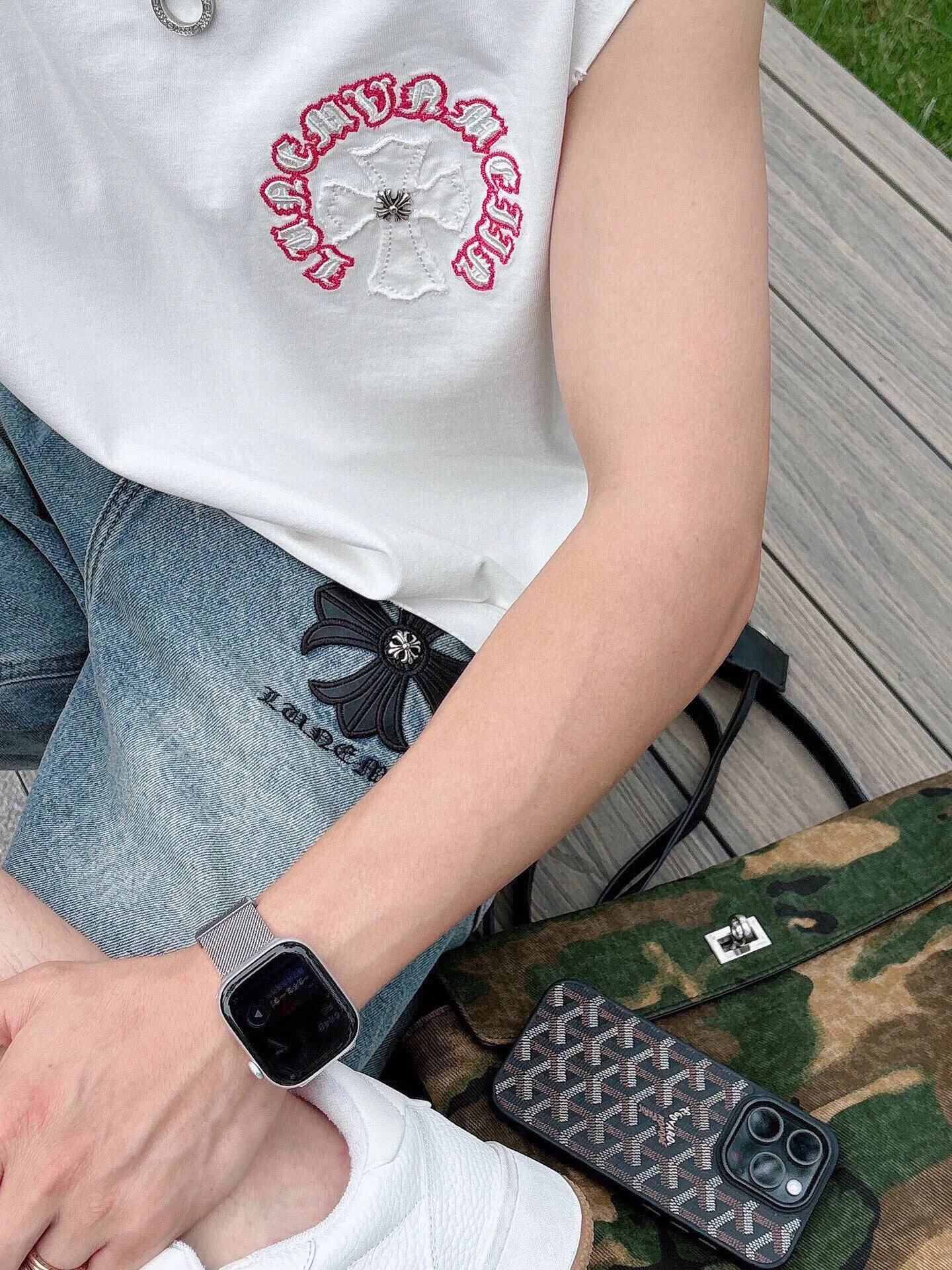 Футболки Мужские Chrome Hearts 11646918