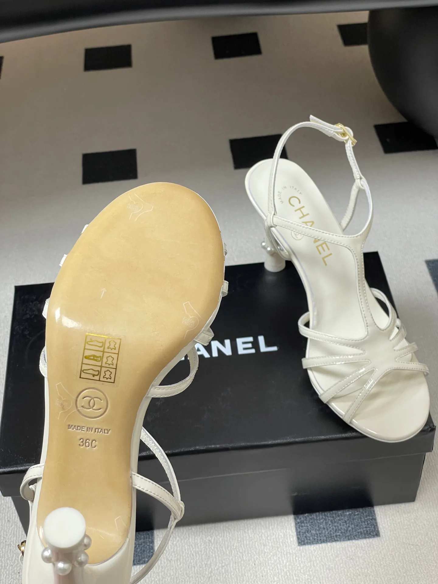 Босоножки Женские Chanel 1258835