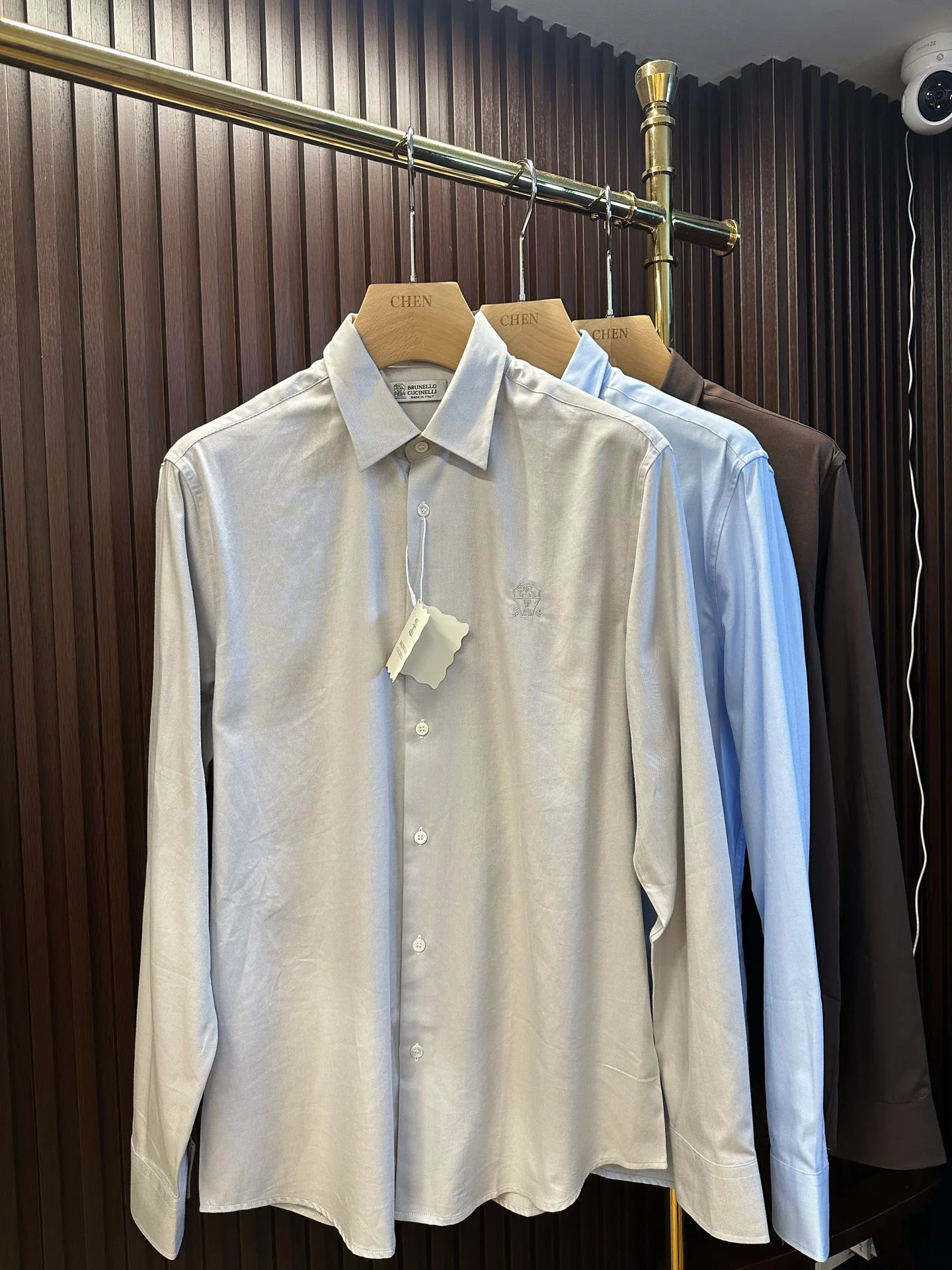 Рубашки Мужские Brunello Cucinelli 11383605