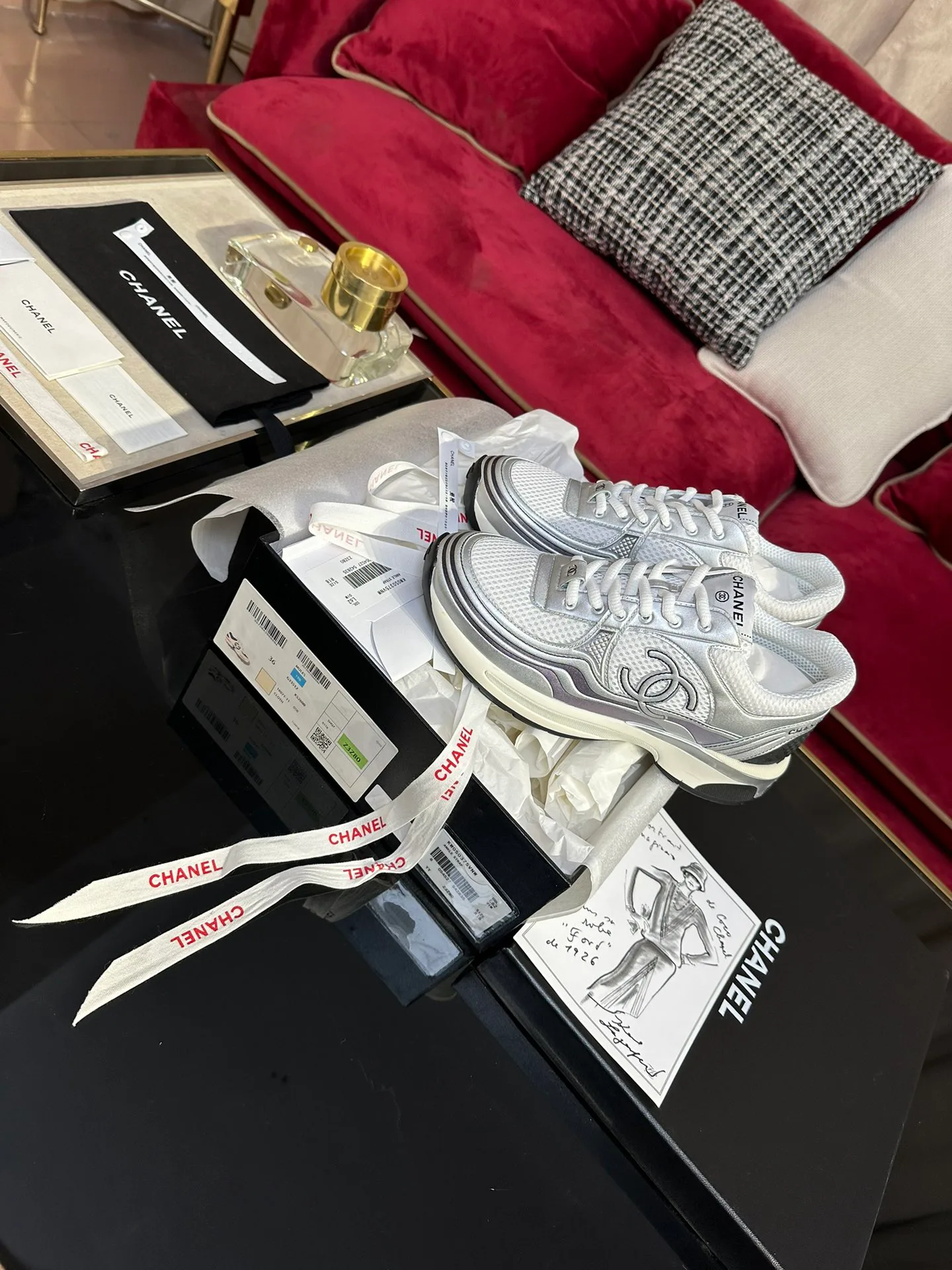 Кроссовки Женские Chanel 401213