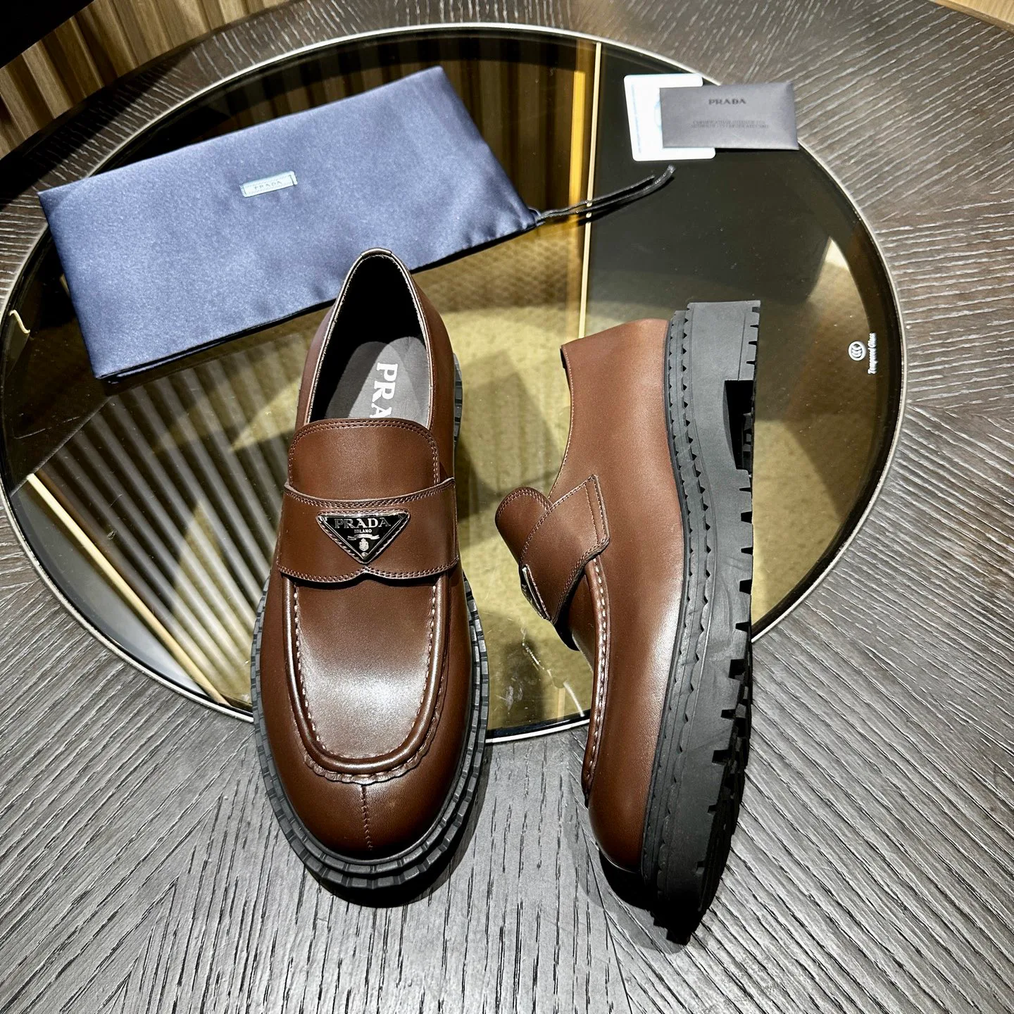 Лоферы И Туфли Мужские Prada 18192295