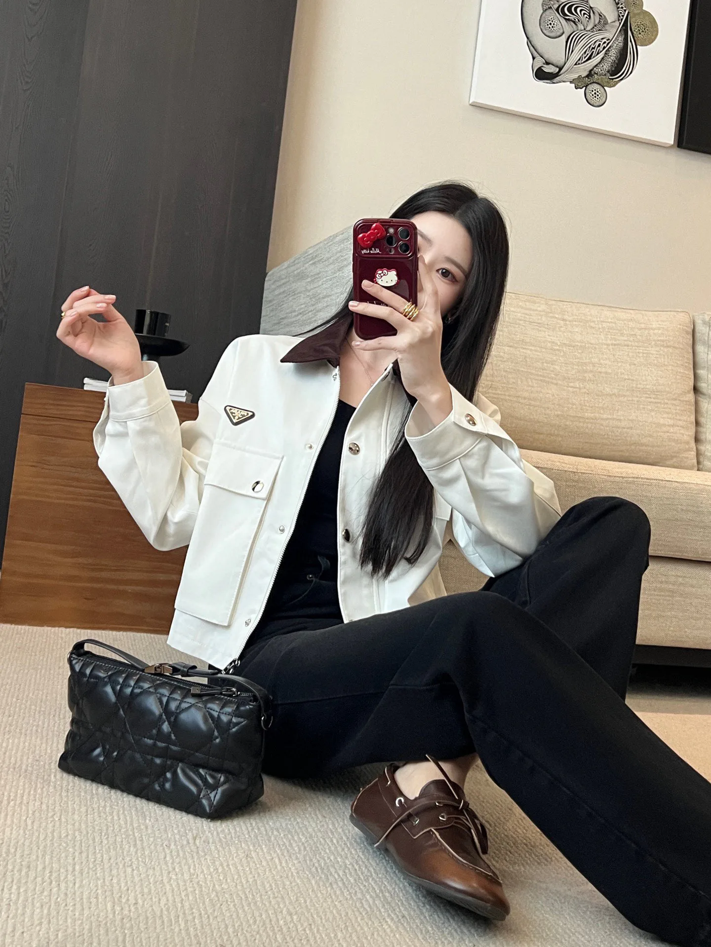 Куртки И Пуховики Женские Prada 1615853